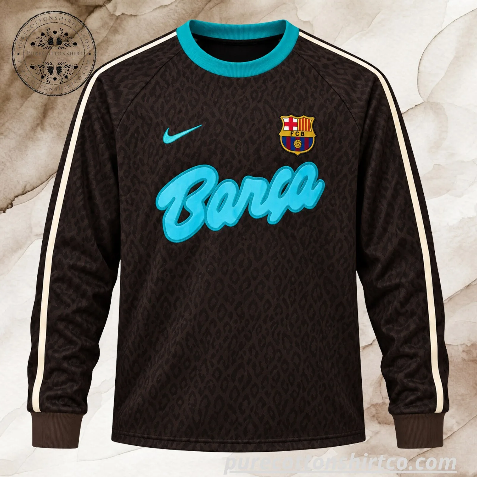 "Top Sports-Themed Apparel: Unique Jerseys and Ugly Sweaters Trends 2023" 3 FC Barcelona x Golf Wang Long Sleeve Jersey