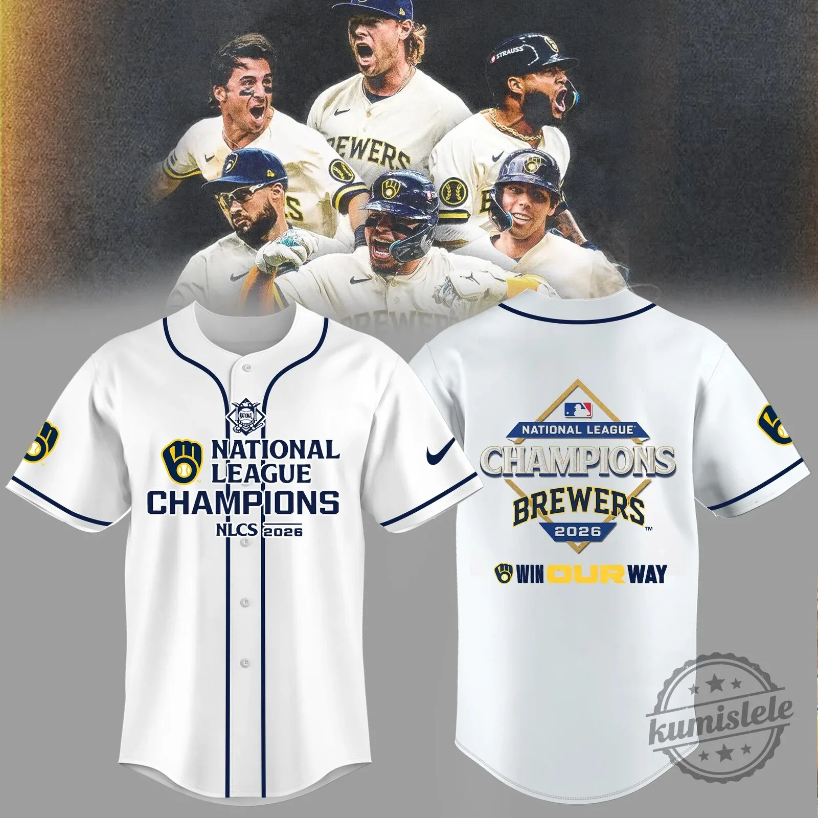 2026 Champions Baseball Jersey of the Milwaukee Brewers, National League Edition