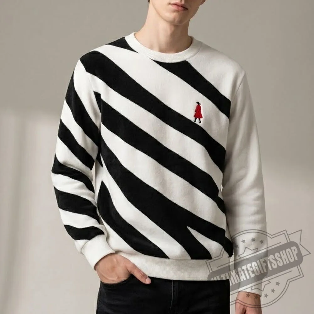 Crosswalk Striped Knit Sweater