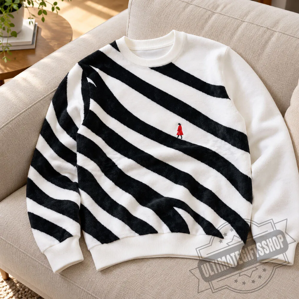 Crosswalk Striped Knit Sweater 4 Crosswalk Striped Knit Sweater