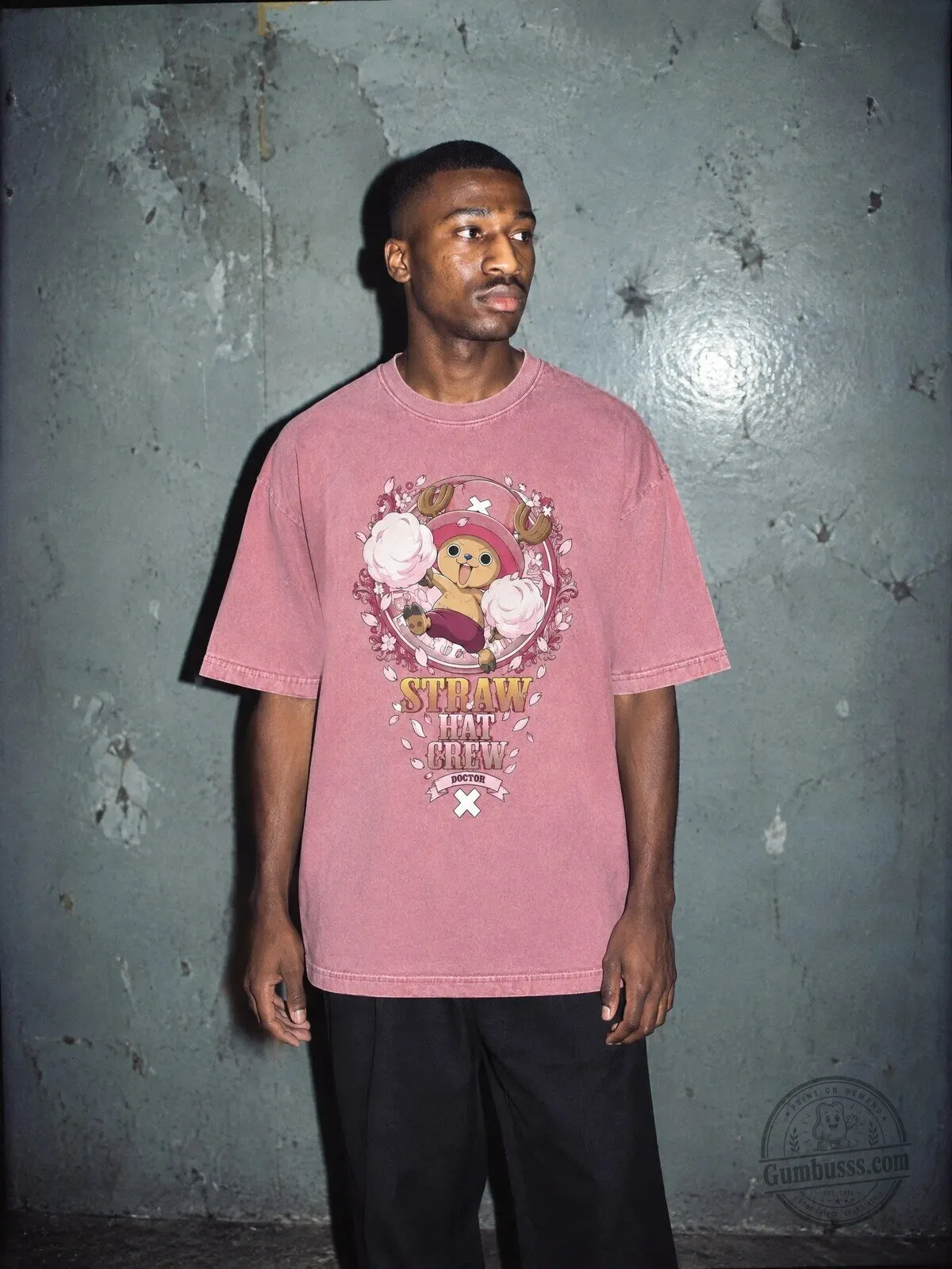 One Piece Tony Tony Chopper Cotton Candy Doctor Vintage T-Shirt 1 One Piece Tony Tony Chopper Cotton Candy Doctor Vintage T-Shirt