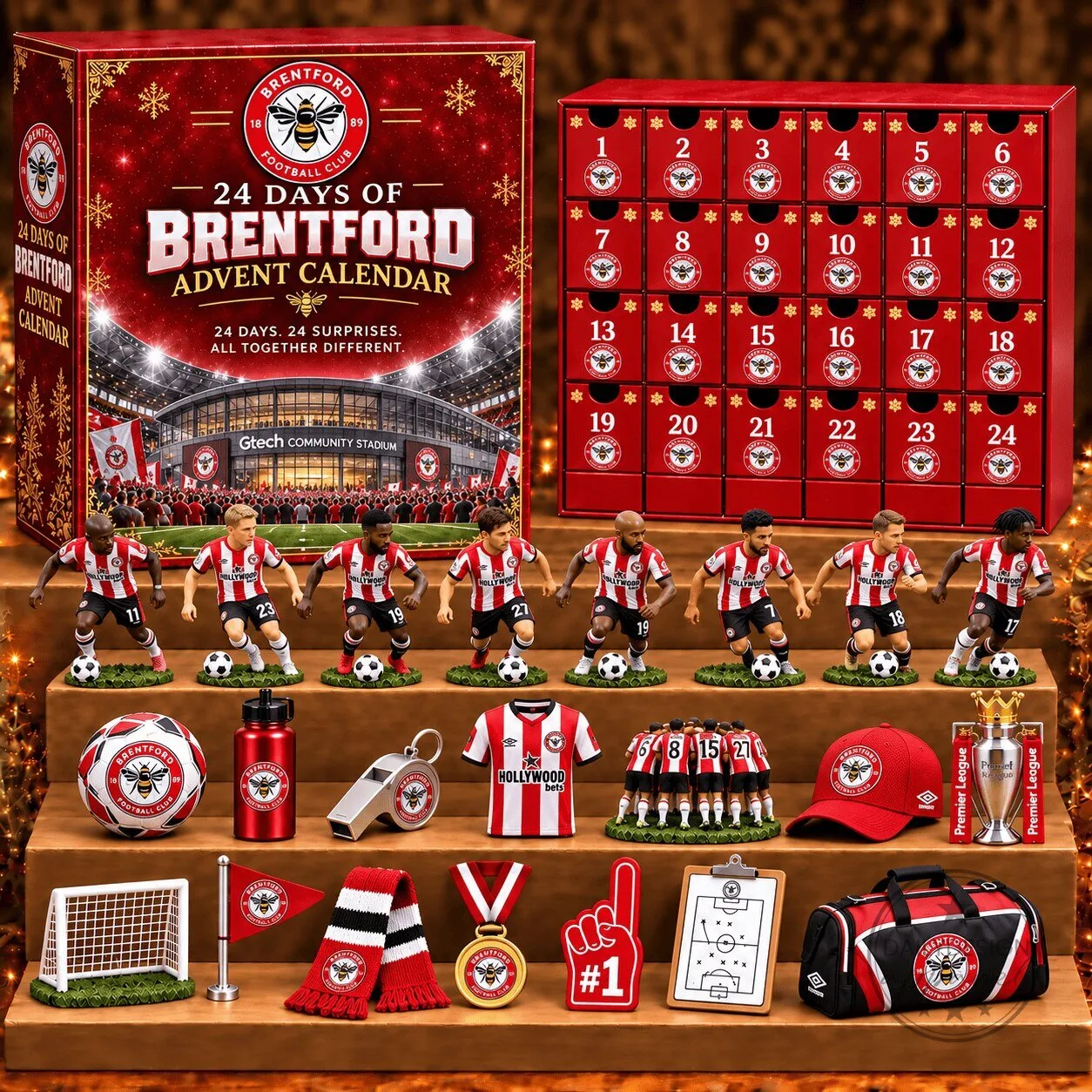 Brentford Football Club Premier League 2026 Christmas Advent Calendar