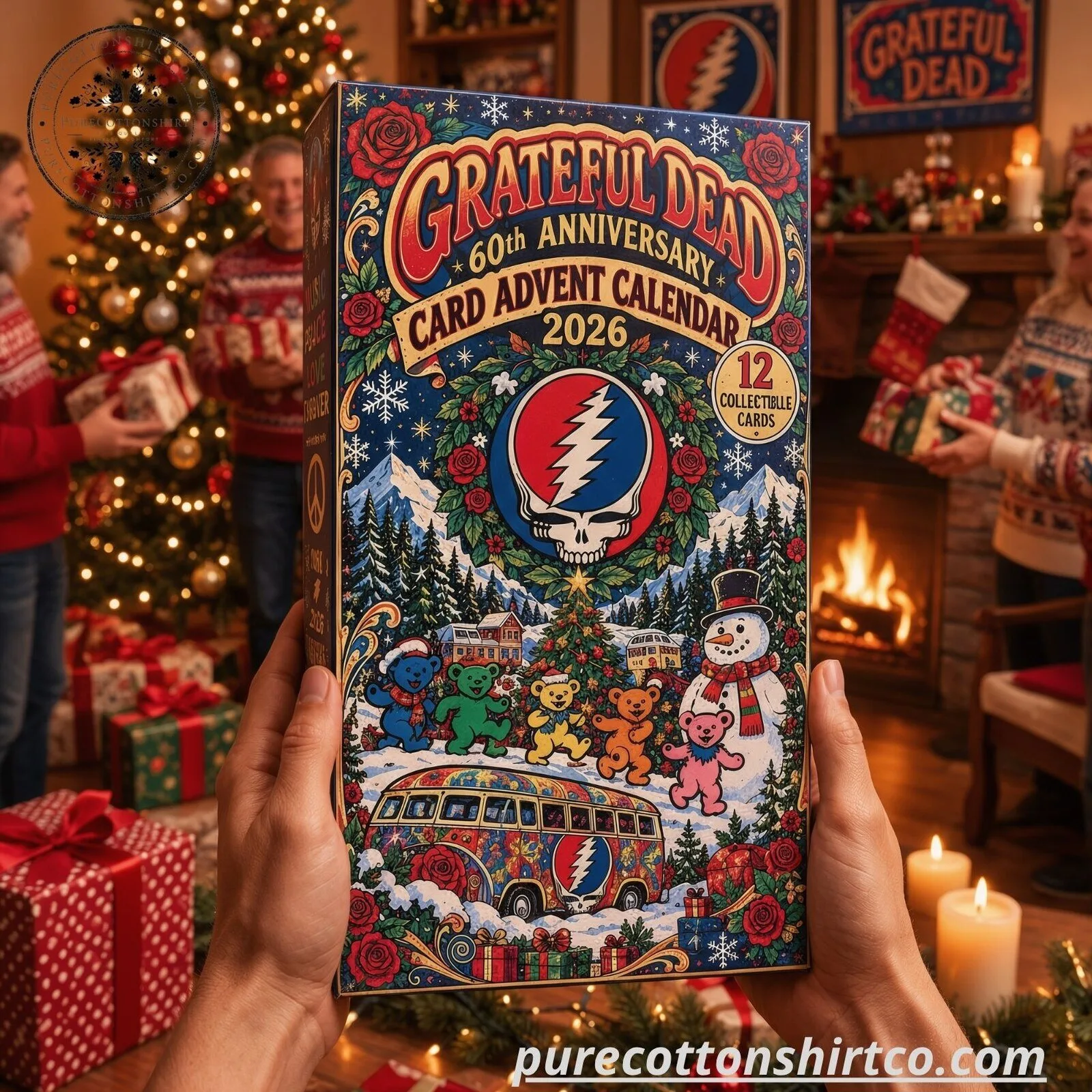 Grateful Dead 60th Anniversary Card Advent Calendar 2026 - 12 Collectible Trading Cards Set 9 Grateful Dead 60th Anniversary Card Advent Calendar 2026 - 12 Collectible Trading Cards Set