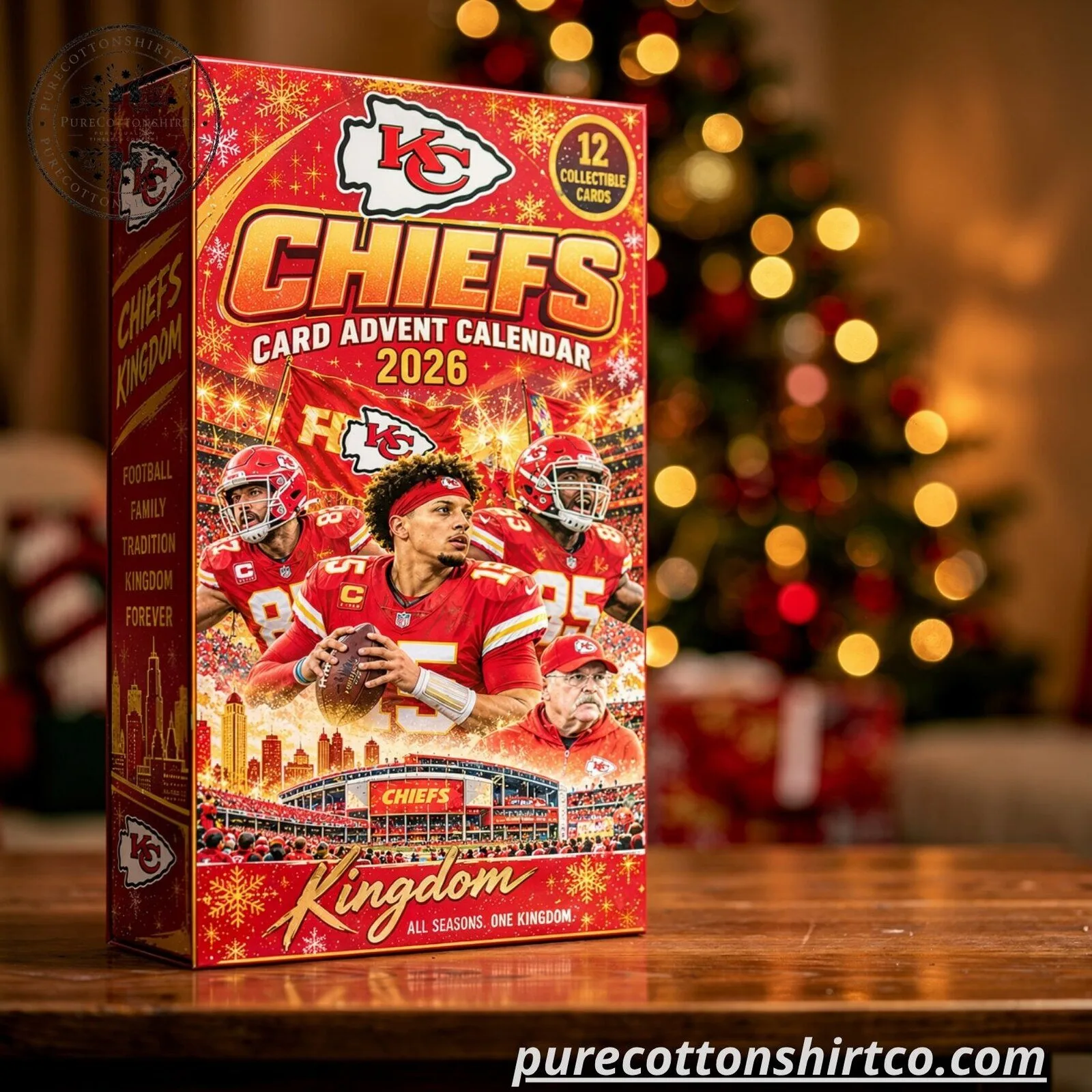 Kansas City Chiefs Card Advent Calendar 2026 - 12 Collectible Trading Cards Set 10 Kansas City Chiefs Card Advent Calendar 2026 - 12 Collectible Trading Cards Set