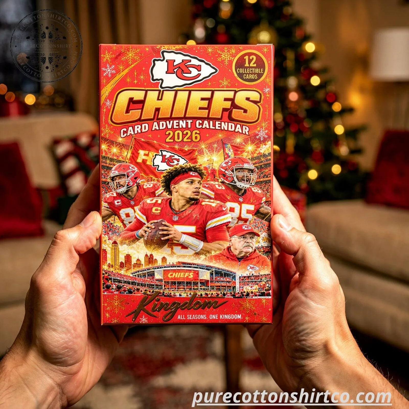 Kansas City Chiefs Card Advent Calendar 2026 - 12 Collectible Trading Cards Set 11 Kansas City Chiefs Card Advent Calendar 2026 - 12 Collectible Trading Cards Set
