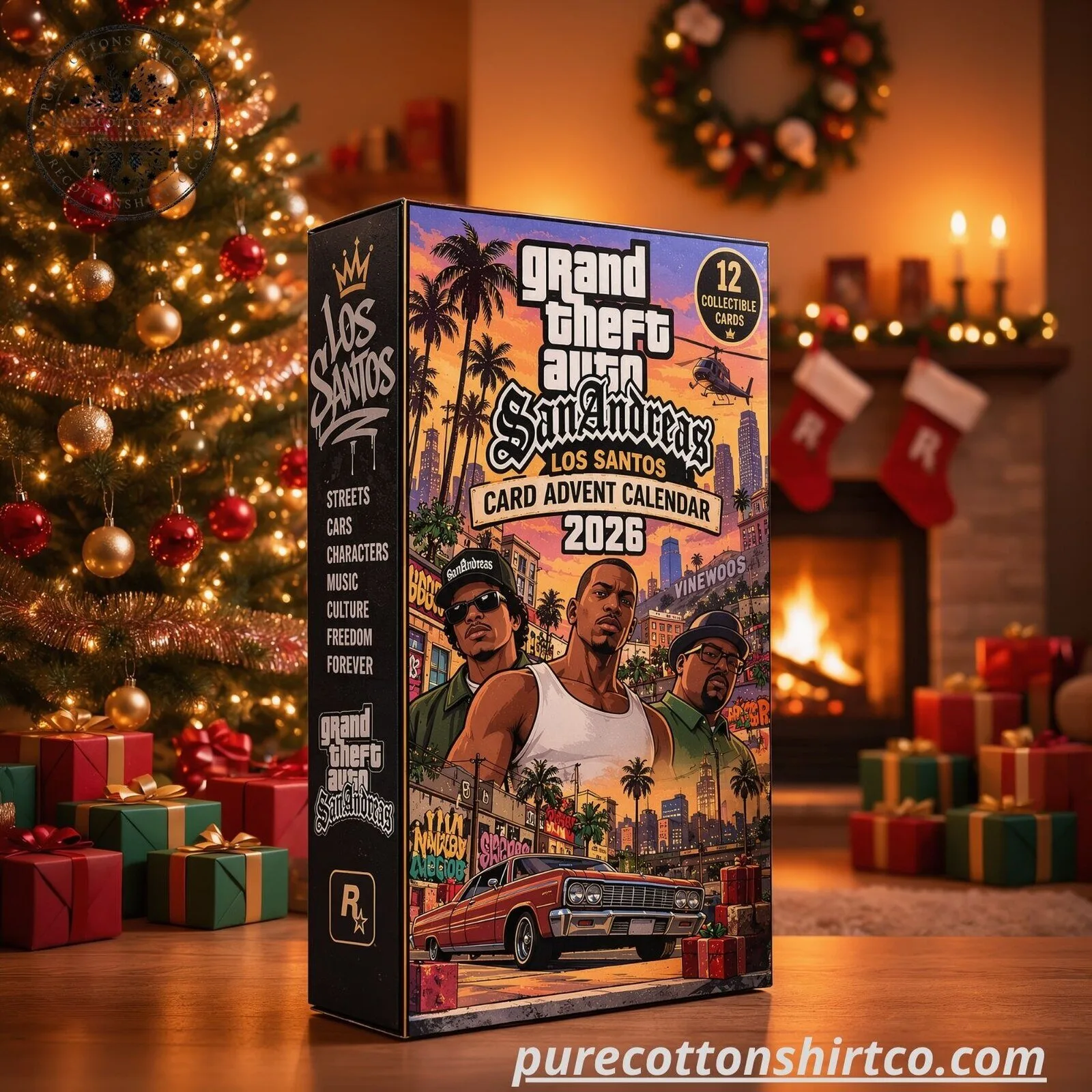 Grand Theft Auto San Andreas Christmas Advent Calendar 2026 - 12 Trading Cards Box 6 Grand Theft Auto San Andreas Christmas Advent Calendar 2026 - 12 Trading Cards Box