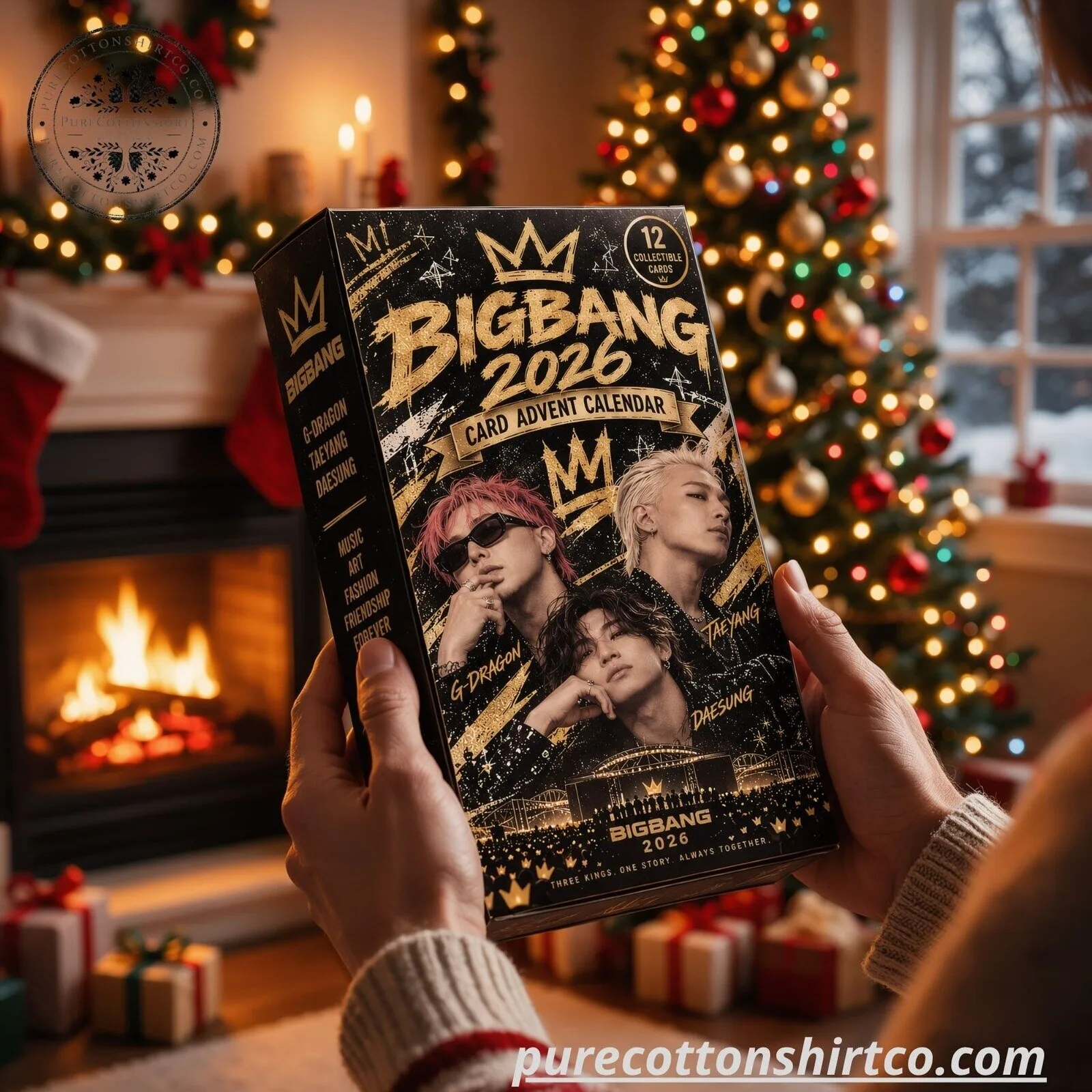 BIGBANG G-Dragon Taeyang Daesung 2026 Holiday Countdown Calendar - 12 Days Card Set 11 BIGBANG G-Dragon Taeyang Daesung 2026 Holiday Countdown Calendar - 12 Days Card Set