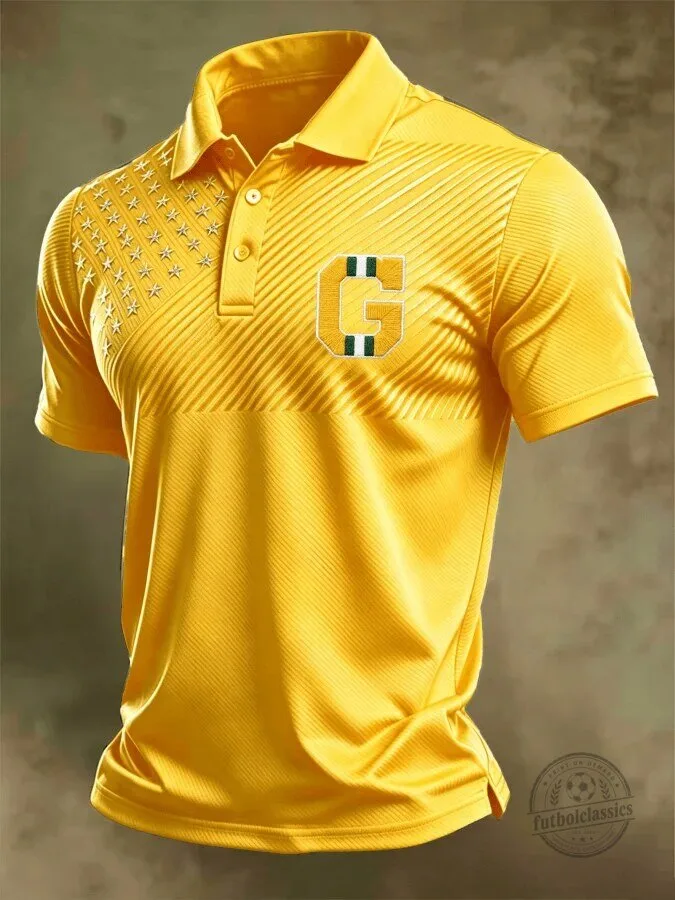 Green Bay Packers American Flag Stripes Pattern Men's Polo Shirt 5 Green Bay Packers American Flag Stripes Pattern Men