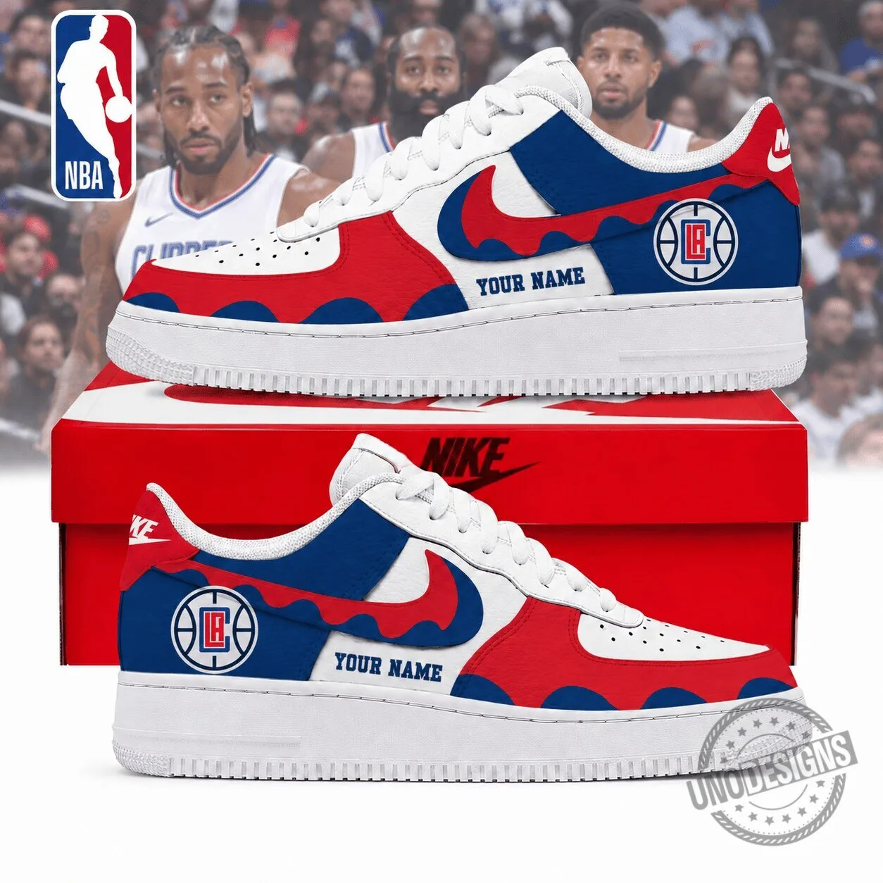 Los Angeles Clippers Personalized Basketball Team Fan Shoes