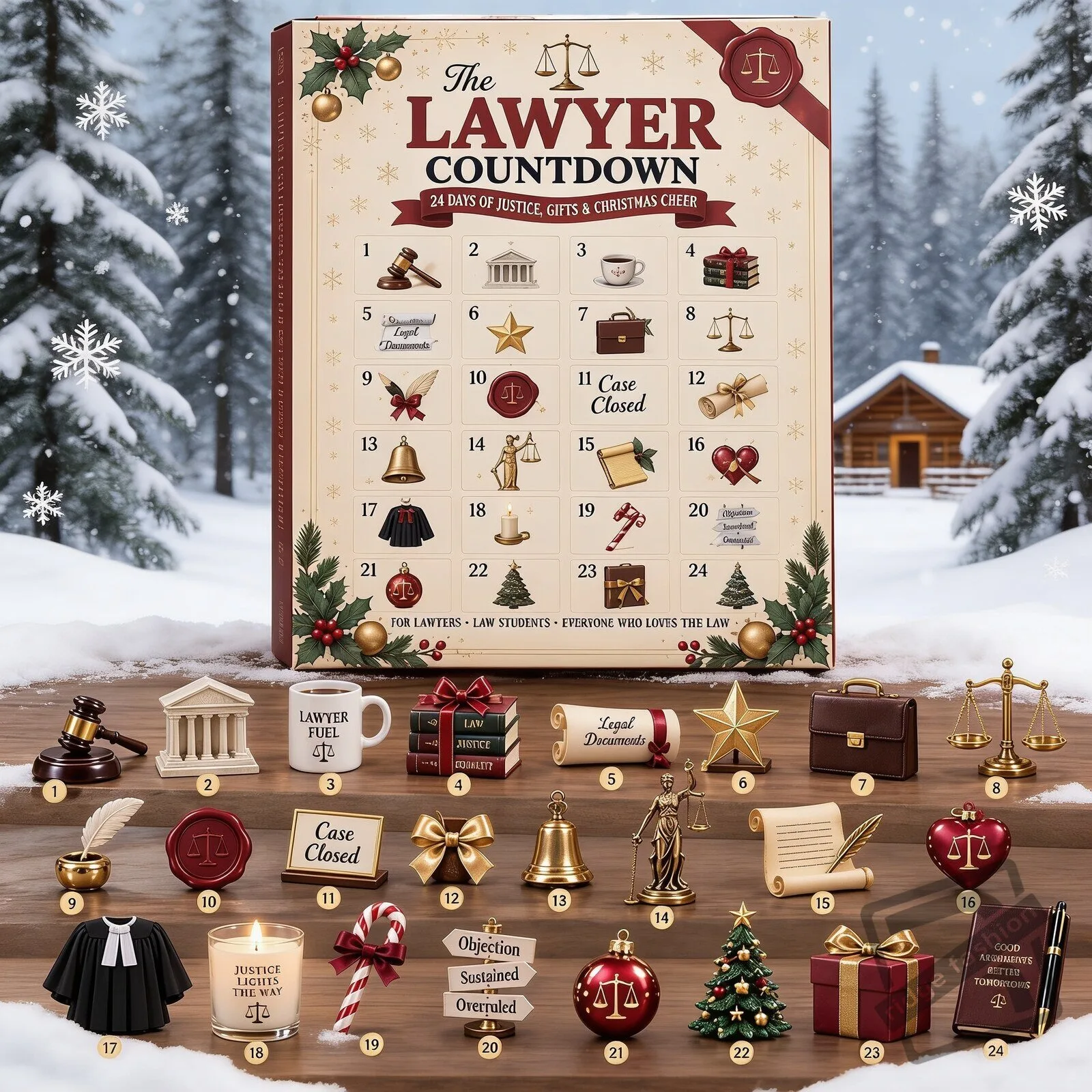 The Lawyer Countdown Advent Calendar 2026 – 24 Days Legal Gifts & Office Collectibles Set 5 The Lawyer Countdown Advent Calendar 2026 – 24 Days Legal Gifts & Office Collectibles Set product view