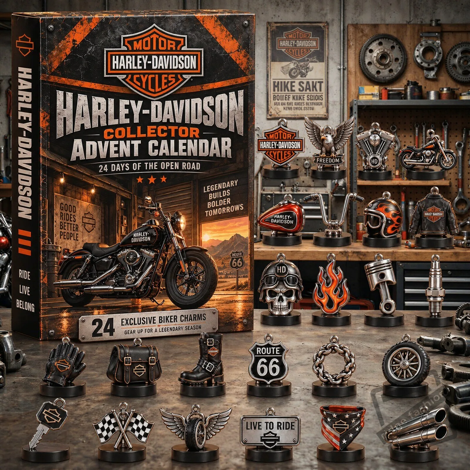 Advent Calendar Harley-Davidson For Fan