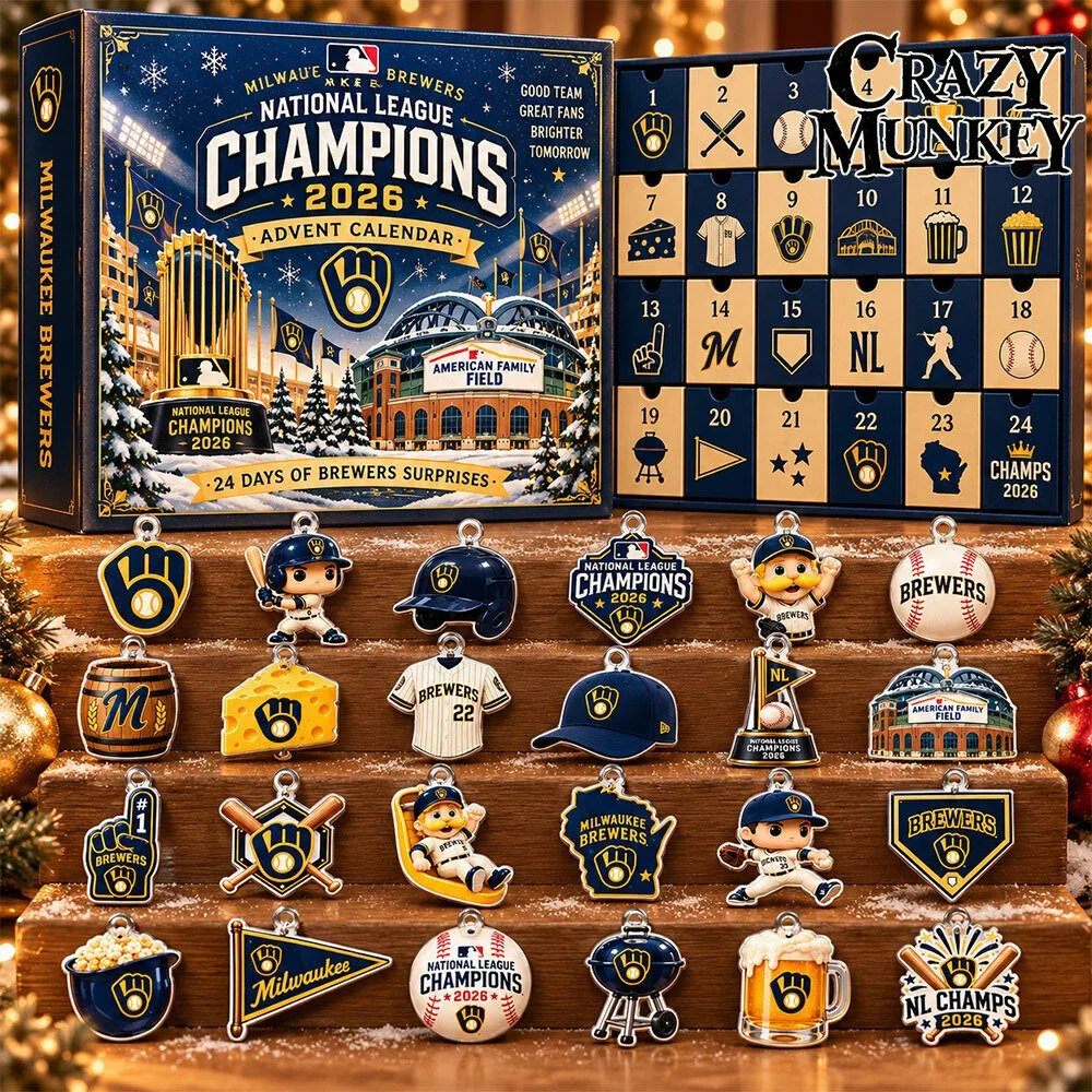Milwaukee Brewers 2026 NL Champions Christmas Advent Calendar | Collectibles