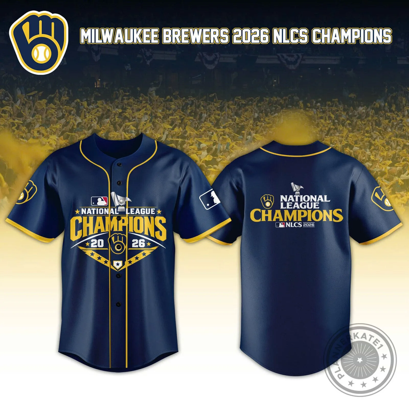 , MIL 2026 National League Champions Jersey Limited Edition 00
