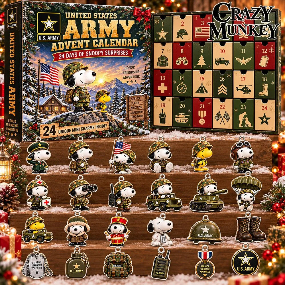 Snoopy US Army Military Mashup Concept Fan Advent Calendar | Collectibles