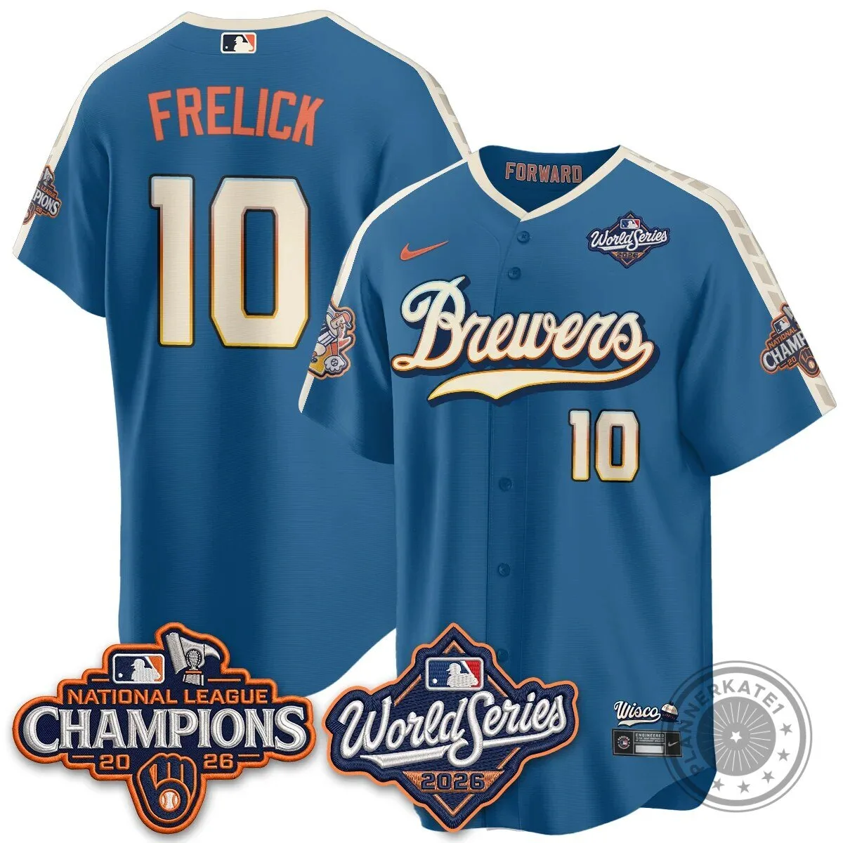 Milwaukee Brewers World Series Baseball Jersey - 2026 National League Champions Edition 31 Milwaukee Brewers World Series Baseball Jersey - 2026 National League Champions Edition