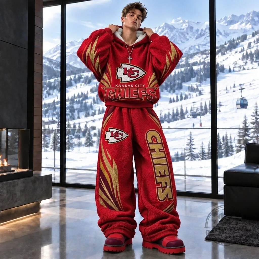 Kansas City Chiefs Fleece Hoodie and Sweatpants Set