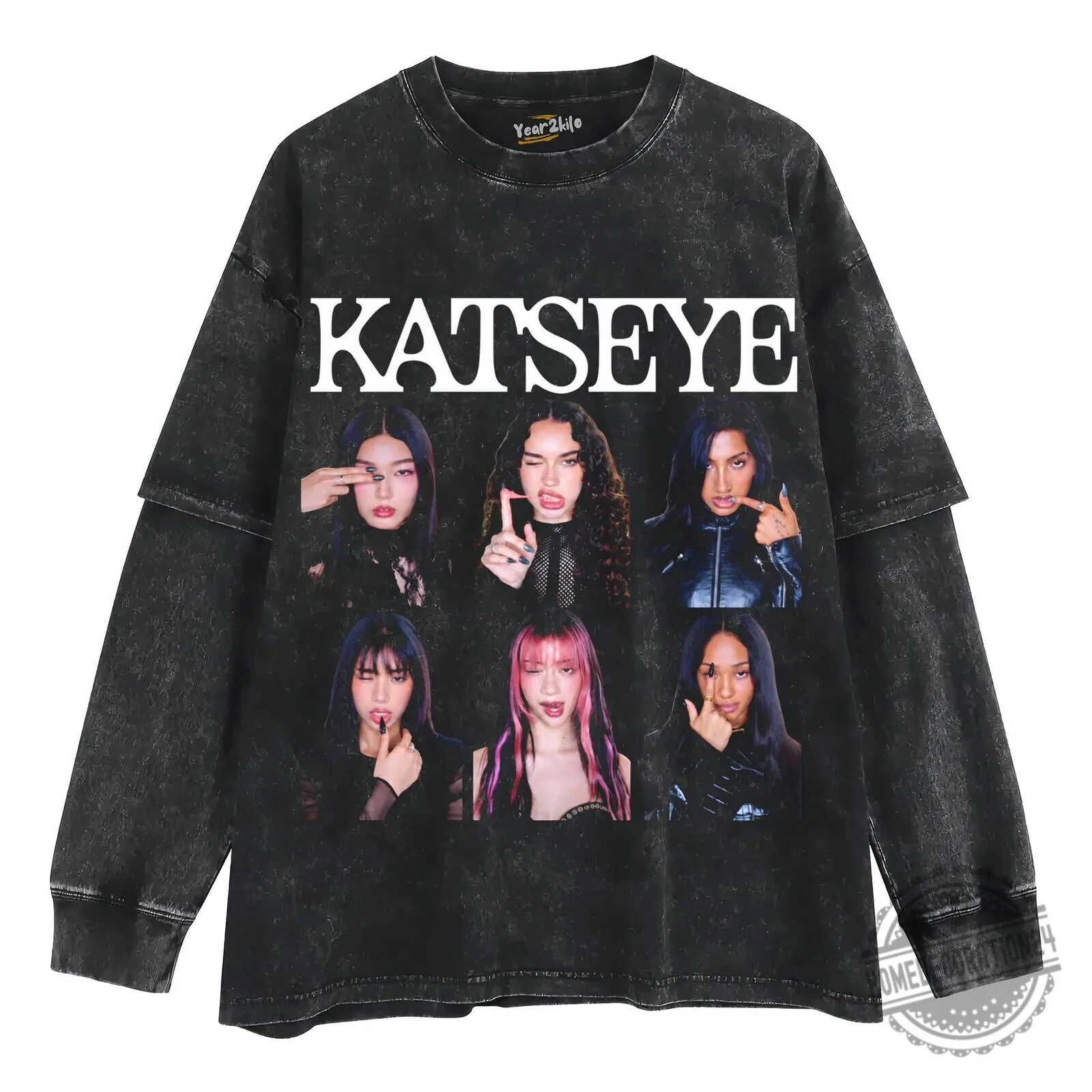 Katseye Music Band Members Black Graphic T-Shirt 10 Katseye Music Band Members Black Graphic T-Shirt