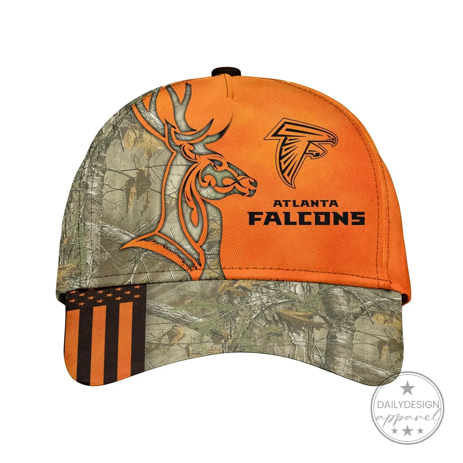 Atlanta Falcons Deer Hunting Camouflage Adjustable Baseball Cap Hat