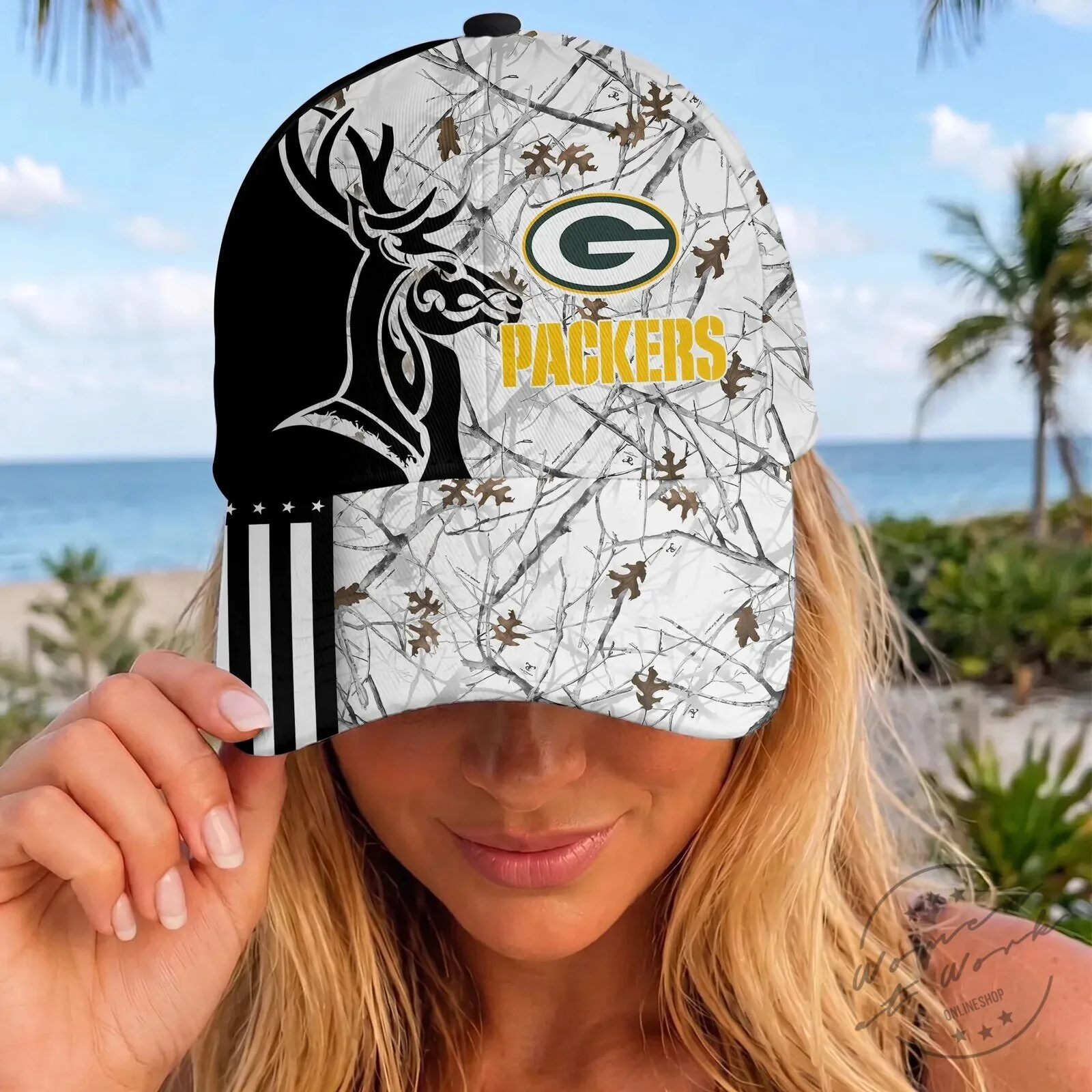 Green Bay Packers Deer Hunting Camouflage American Flag Cap Hat 8 Green Bay Packers Deer Hunting Camouflage American Flag Cap Hat
