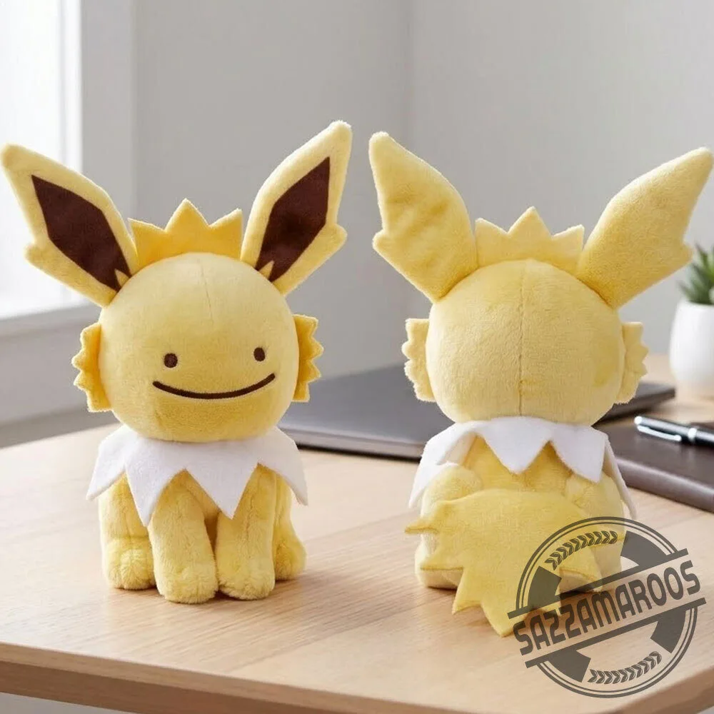 Pokémon Center Ditto As Jolteon Plush Toy - 10 Inch 2 Pokémon Center Original Ditto As Jolteon Plush Toy - 10 Inch