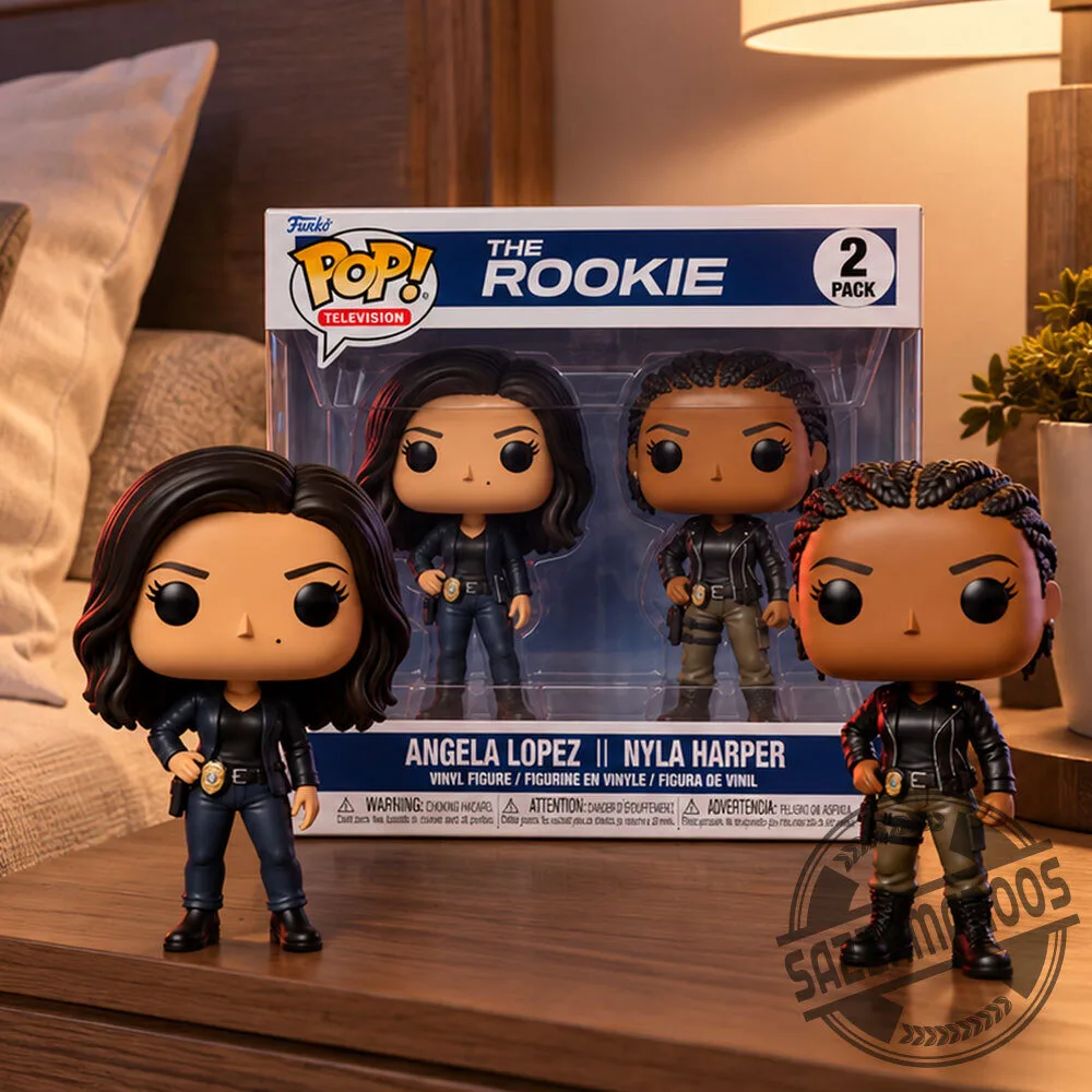 Funko Pop! The Rookie Angela Lopez & Nyla Harper 2-Pack Vinyl Figures 3 Funko Pop! The Rookie Angela Lopez & Nyla Harper 2-Pack Vinyl Figures
