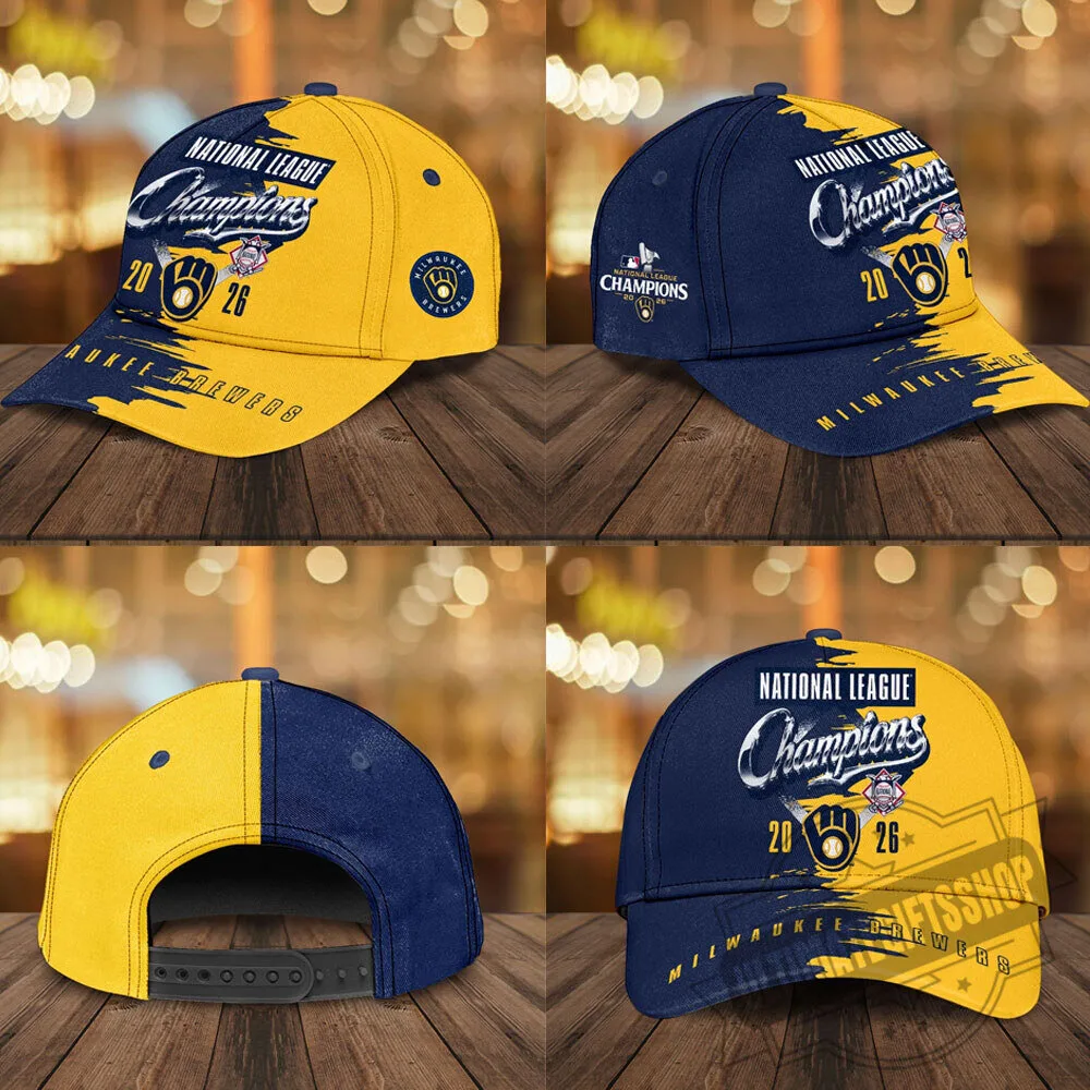 Milwaukee Brewers 2026 National League Champions Cap Hat