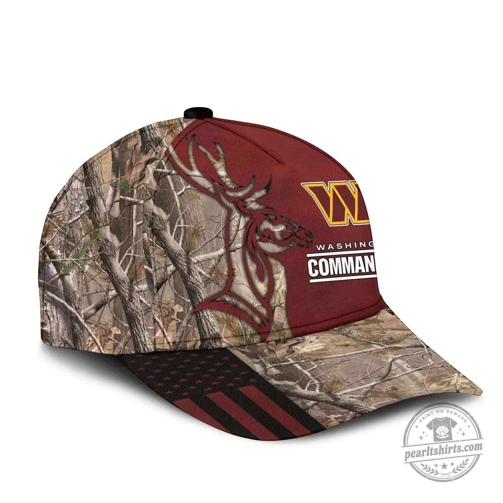 Washington Commanders Deer Hunting Camouflage Pattern Baseball Cap Hat 9 Washington Commanders Deer Hunting Camouflage Pattern Baseball Cap Hat