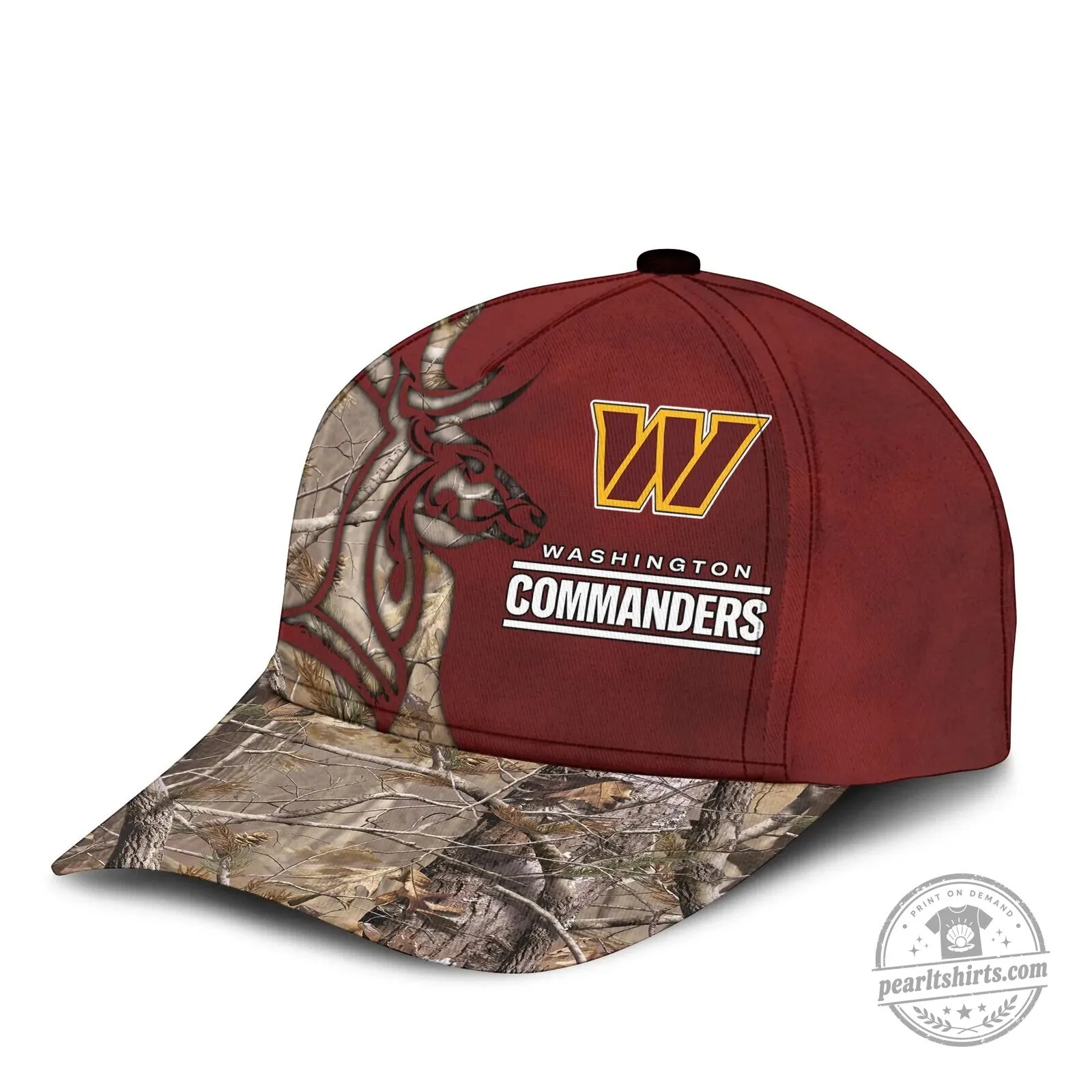 Washington Commanders Deer Hunting Camouflage Pattern Baseball Cap Hat 10 Washington Commanders Deer Hunting Camouflage Pattern Baseball Cap Hat