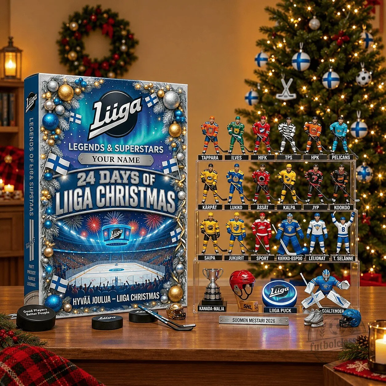 Liiga Legends & Superstars 24 Days of Christmas Hockey Advent Calendar