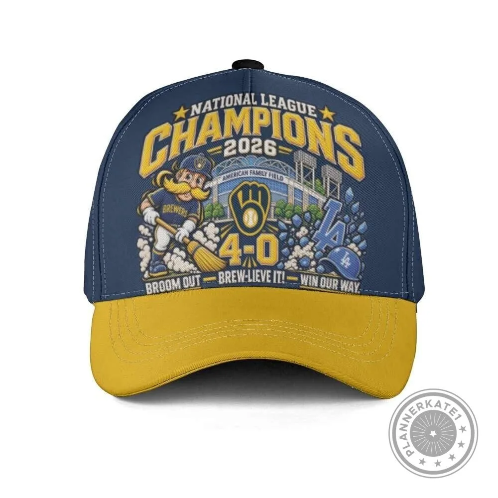 Milwaukee Brewers 2026 National League Champions Baseball Cap