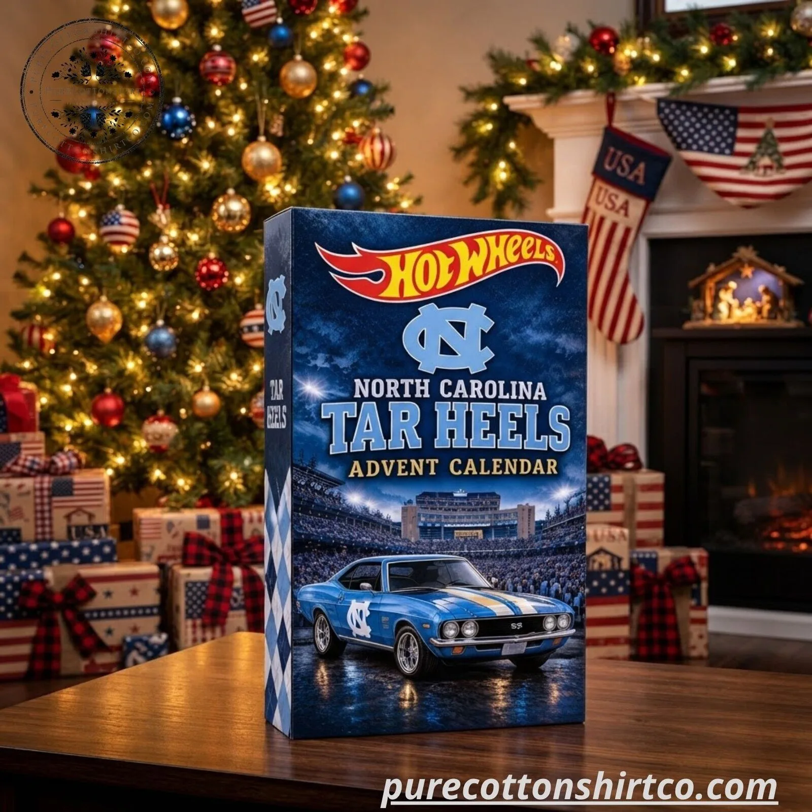 North Carolina Tar Heels Hot Wheels Advent Calendar 5 North Carolina Tar Heels Hot Wheels Advent Calendar