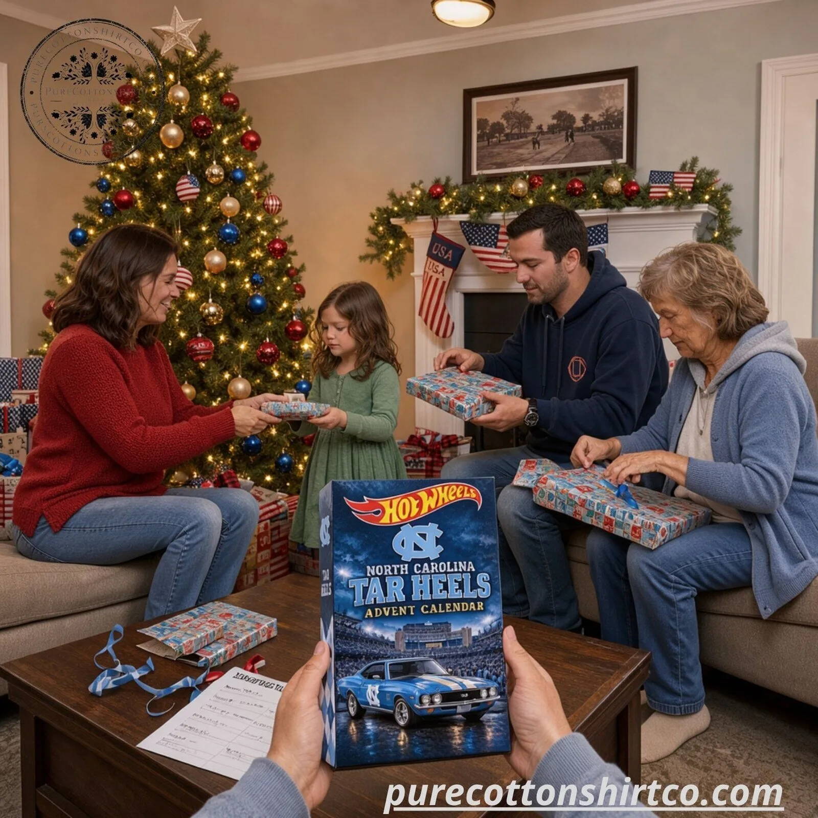 North Carolina Tar Heels Hot Wheels Advent Calendar 6 North Carolina Tar Heels Hot Wheels Advent Calendar