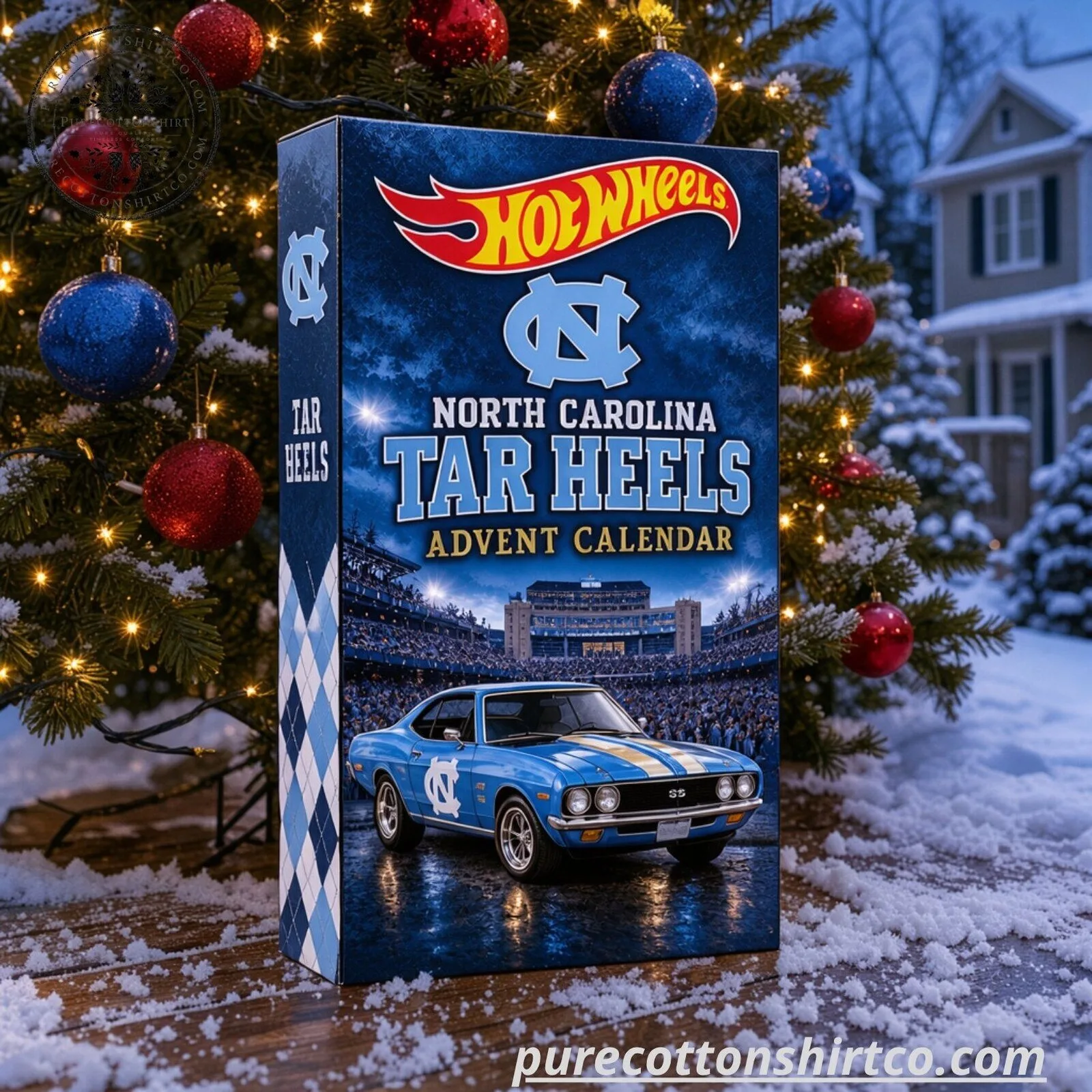 North Carolina Tar Heels Hot Wheels Advent Calendar 7 North Carolina Tar Heels Hot Wheels Advent Calendar