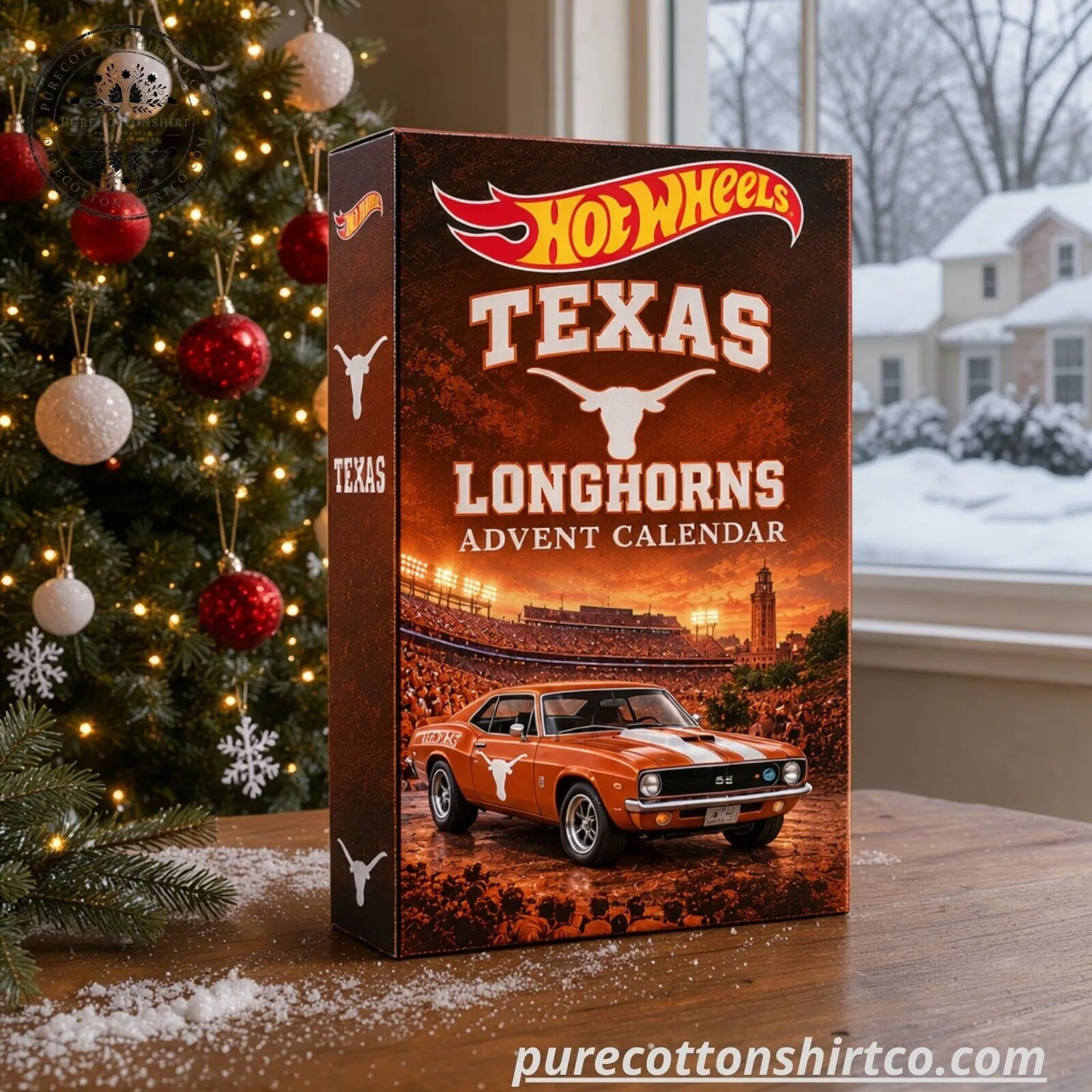 Texas Longhorns Hot Wheels Advent Calendar 7 Texas Longhorns Hot Wheels Advent Calendar