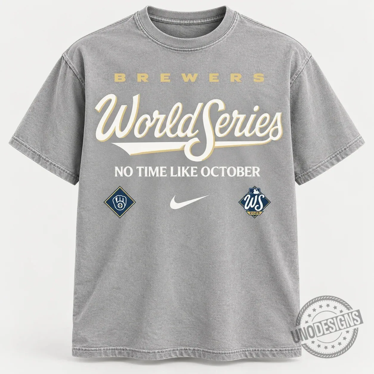 Milwaukee Brewers World Series 2026 Washed Black Baseball Fan T-Shirt 8 Milwaukee Brewers World Series 2026 Washed Black Baseball Fan T-Shirt