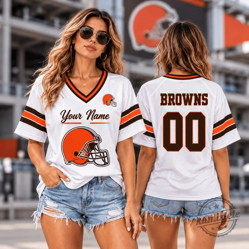 Women’s Customizable Cleveland Browns Football Jersey Women’s Customizable Cleveland Browns Football Jersey