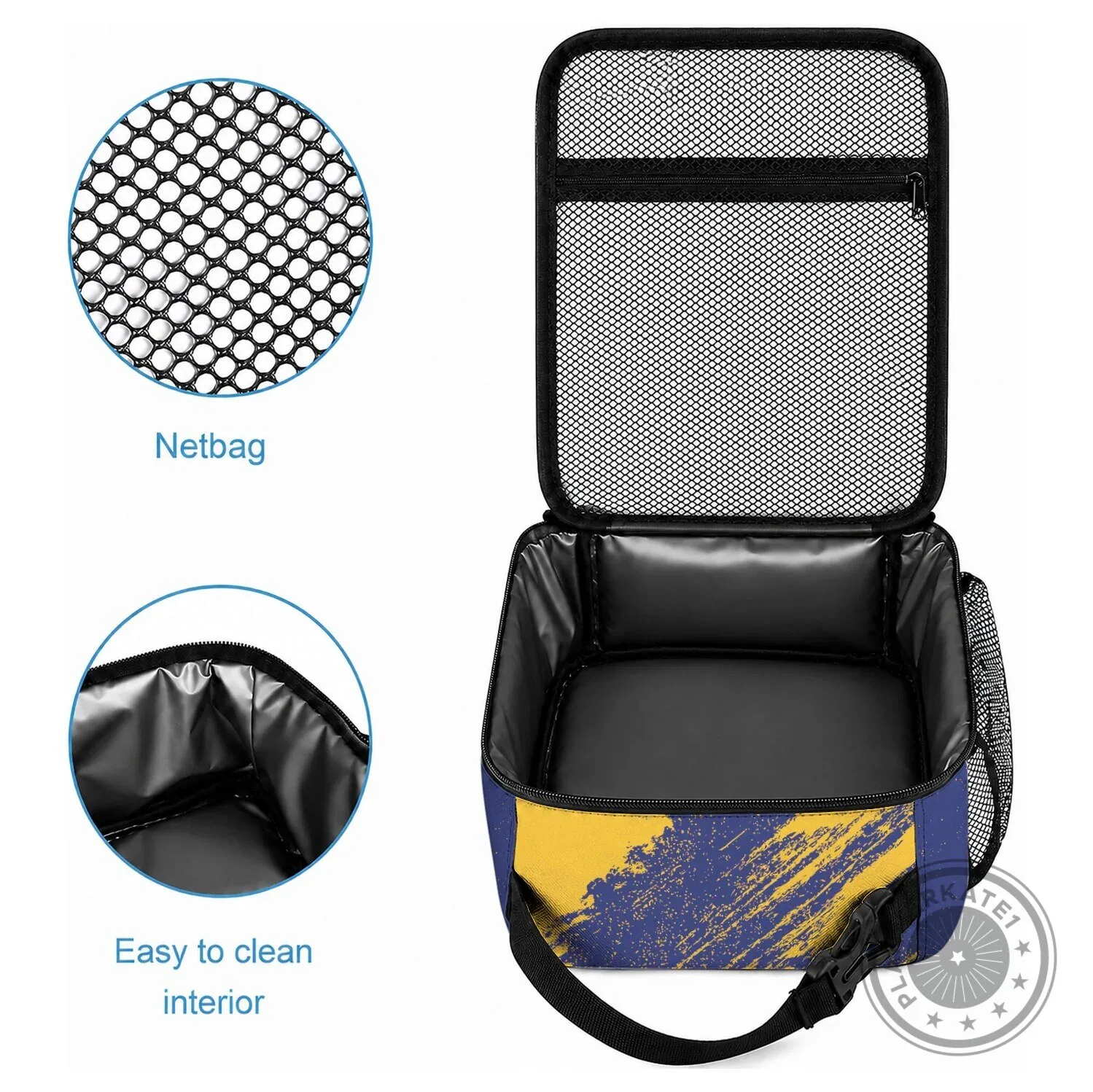 Barbados Flag Trident Great Since 1966 Insulated Lunch Bag 5 Barbados Flag Trident Great Since 1966 Insulated Lunch Bag