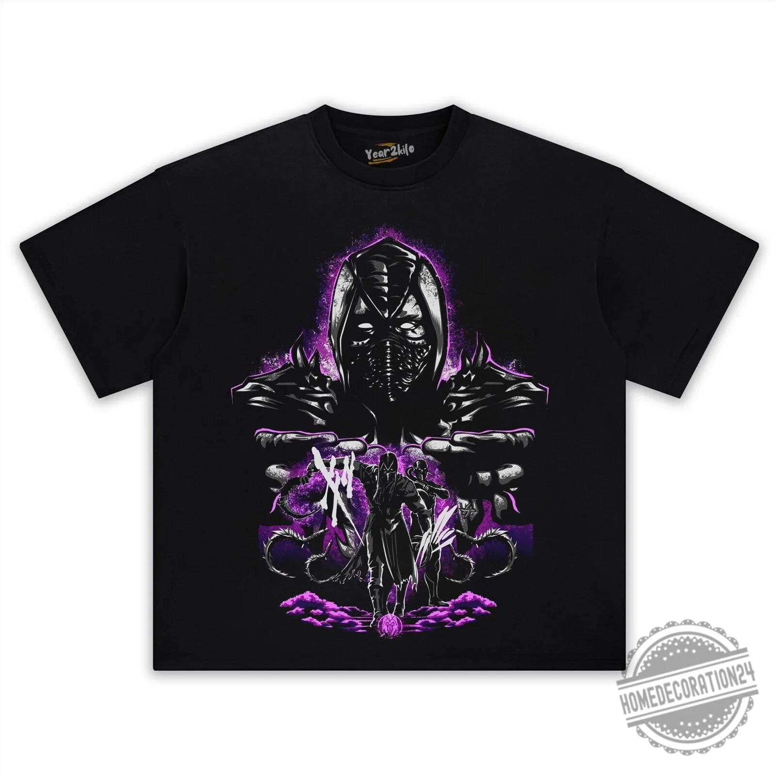 Noob Saibot Attack of Saibot Mortal Kombat Video Game Graphic T-Shirt