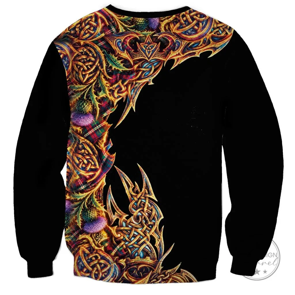 Scotland Forever Royal Lion Rampant Celtic Knot Thistle Sweatshirt 3 Scotland Forever Royal Lion Rampant Celtic Knot Thistle Sweatshirt