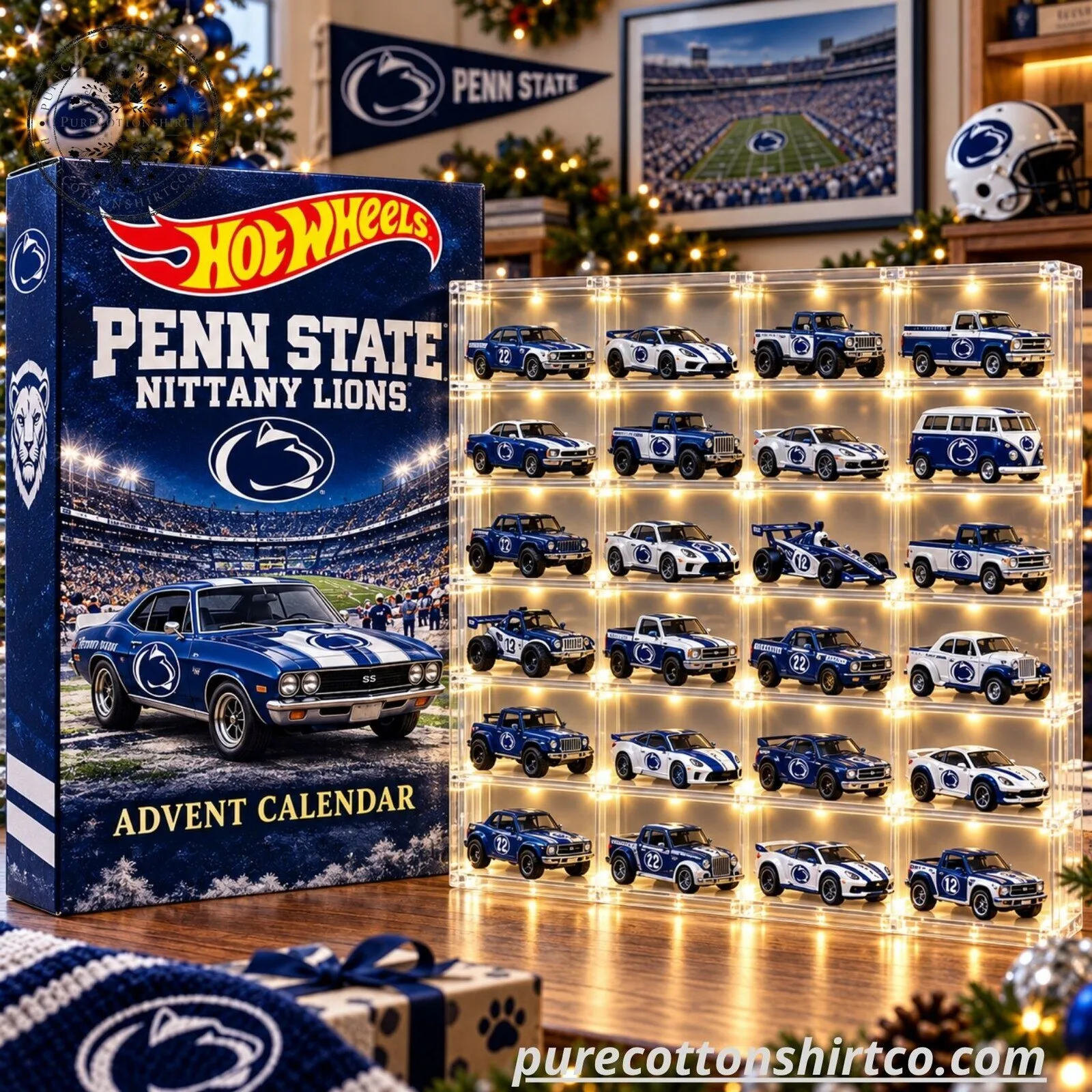 Penn State Nittany Lions Hot Wheels Advent Calendar