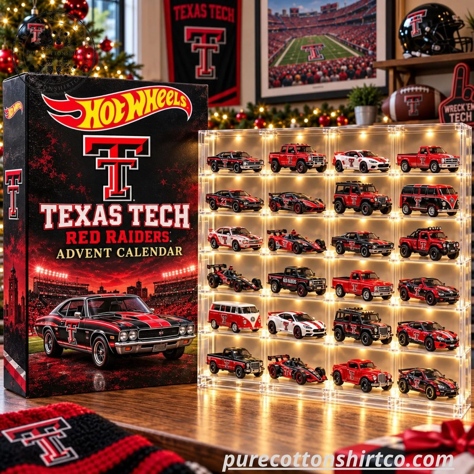 Texas Tech Red Raiders Hot Wheels Advent Calendar