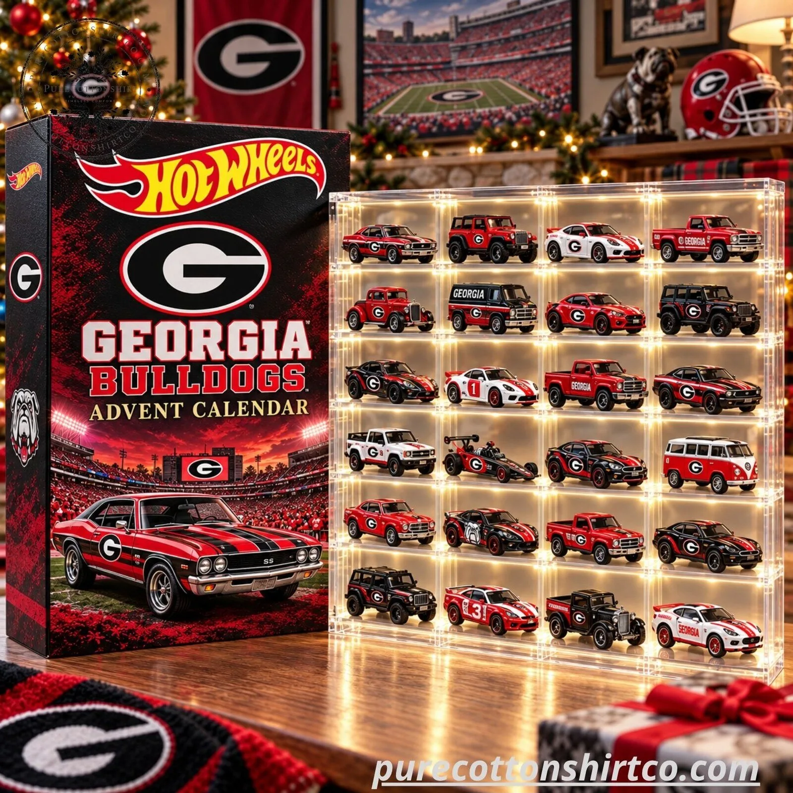 Georgia Bulldogs Hot Wheels Advent Calendar 2026
