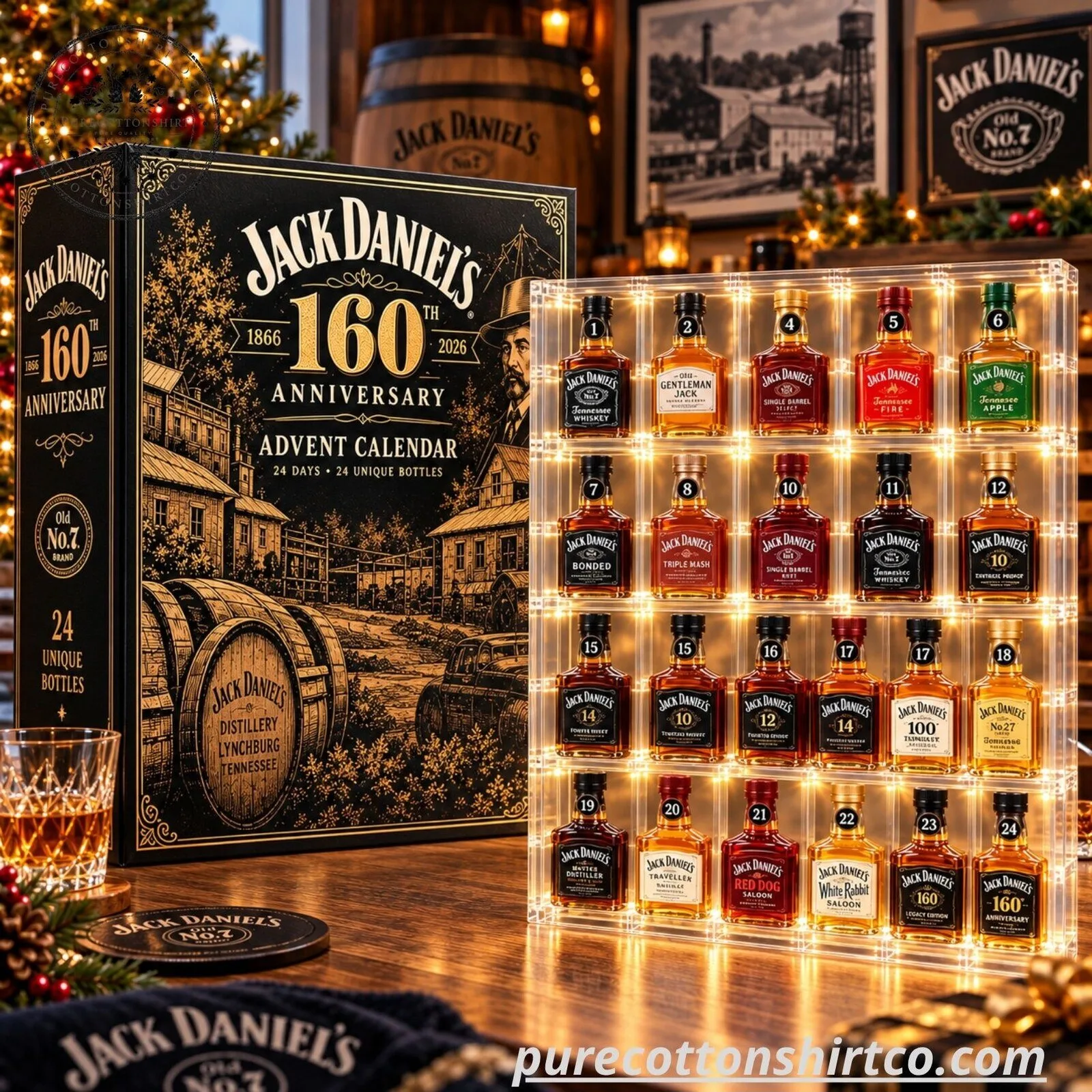 🥃🎄 Celebrate 160 Years of Jack Daniel’s with the 2026 Anniversary Advent Calendar