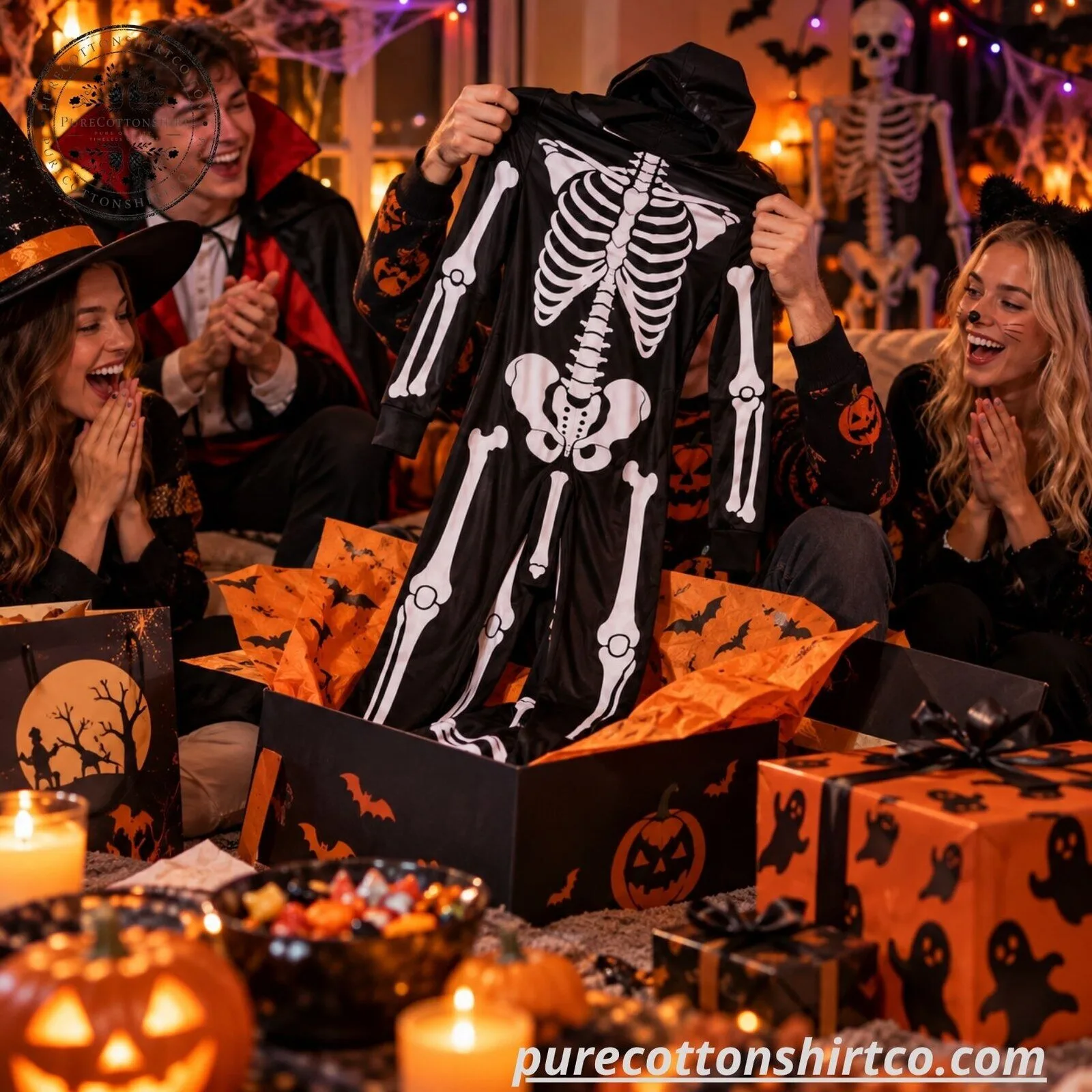 Funny Skeleton Bones Bodysuit Costume - Full Body Skeleton Jumpsuit for Halloween Cosplay 7 Funny Skeleton Bones Bodysuit Costume - Full Body Skeleton Jumpsuit for Halloween Cosplay