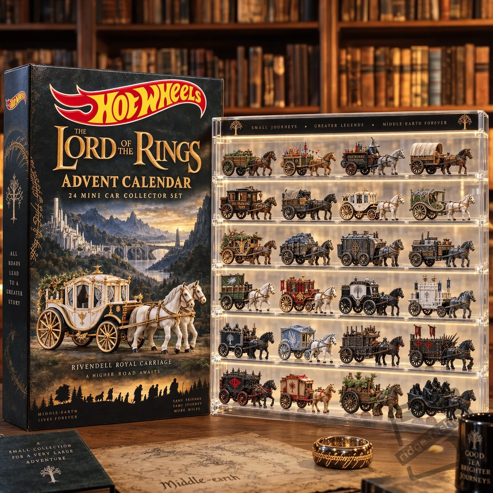 LOTR Premium Mini Car Advent Calendar 3 LOTR Premium Mini Car Advent Calendar product view