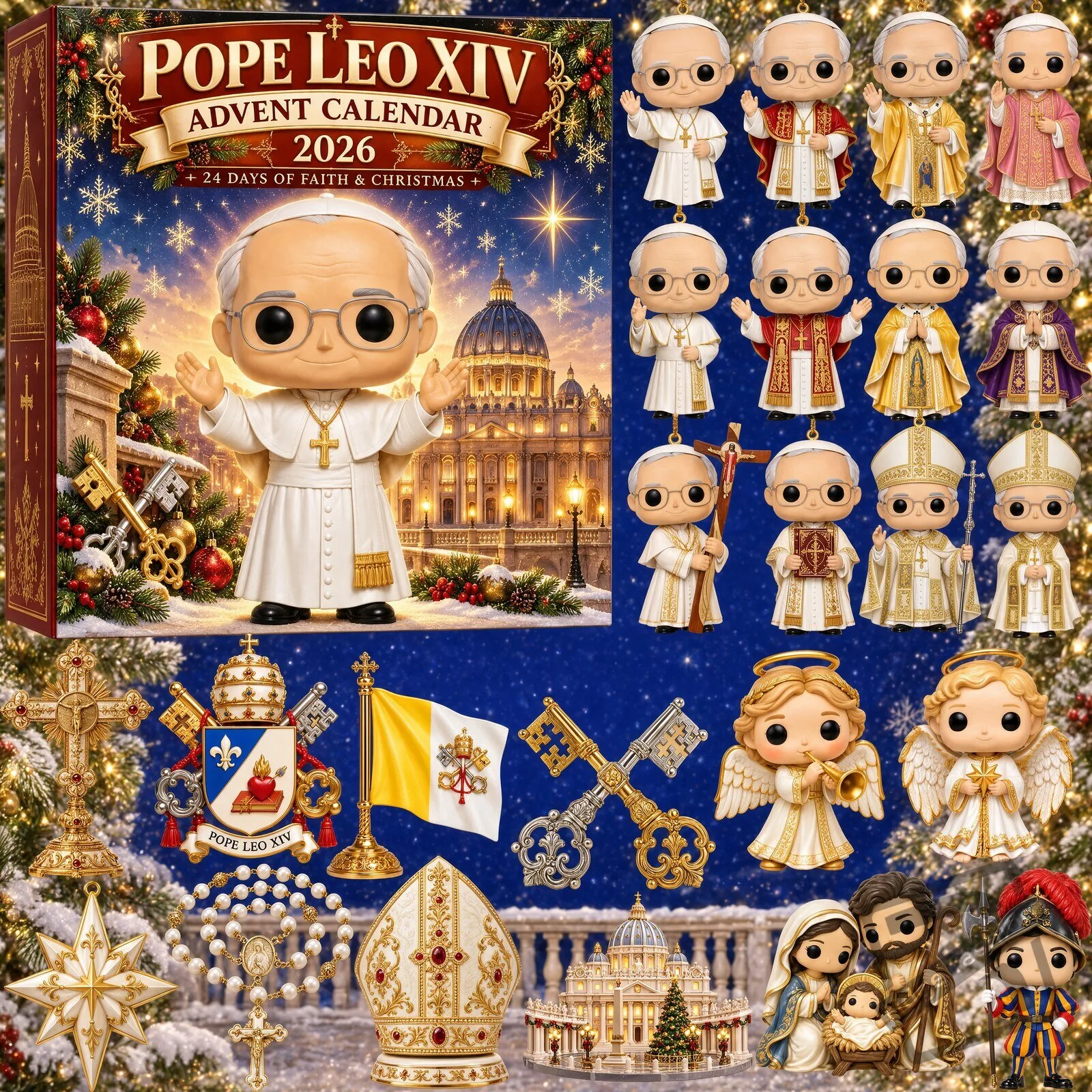 POPE ADVENT CALENDAR 2026 3 POPE ADVENT CALENDAR 2026 product view