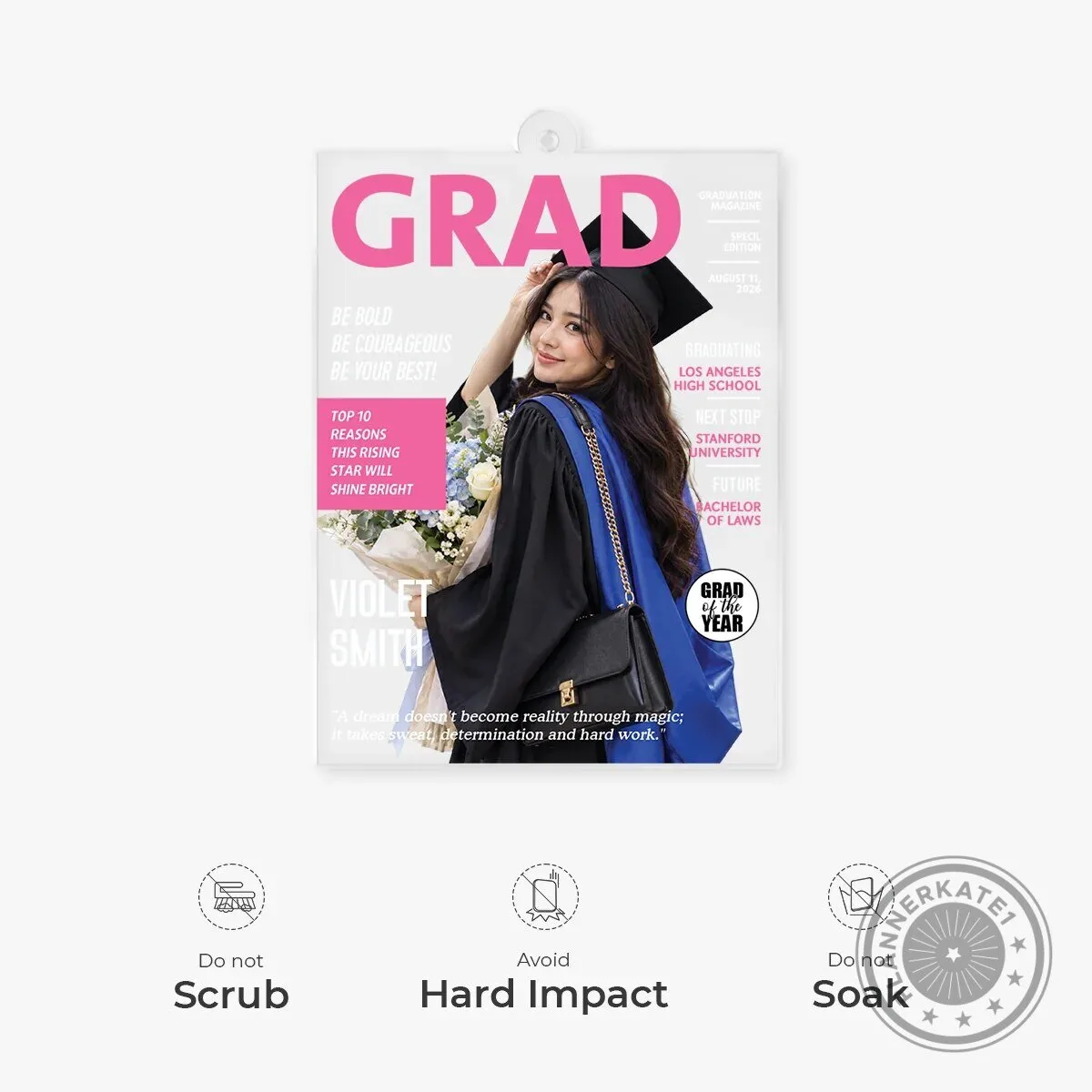 Personalized Graduation Magazine Cover Acrylic Ornament 10 Personalized Graduation Magazine Cover Acrylic Ornament