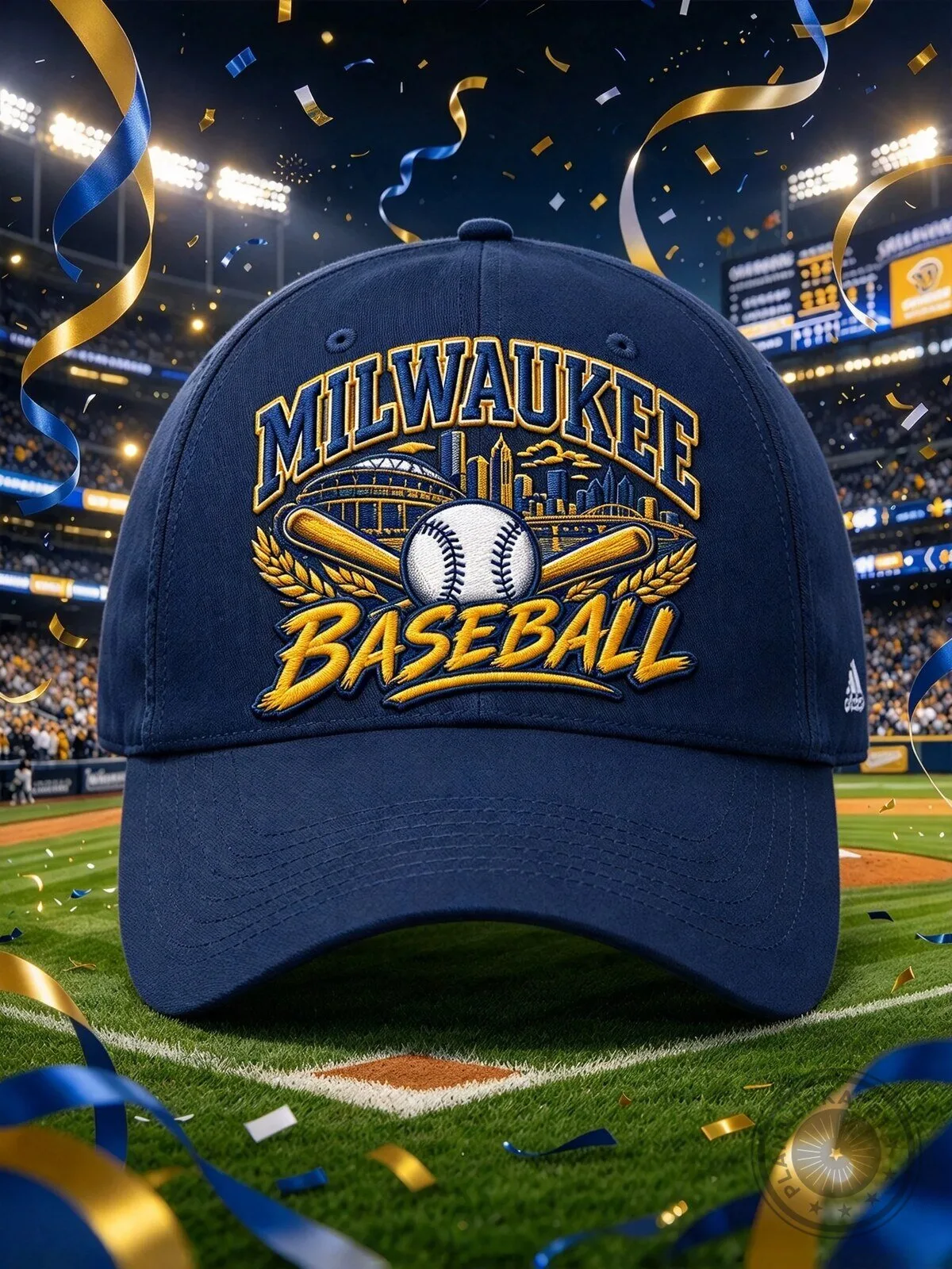 Milwaukee Baseball Sports Fan Cap Hat for Men and Women 3 Milwaukee Baseball Sports Fan Cap Hat for Men and Women