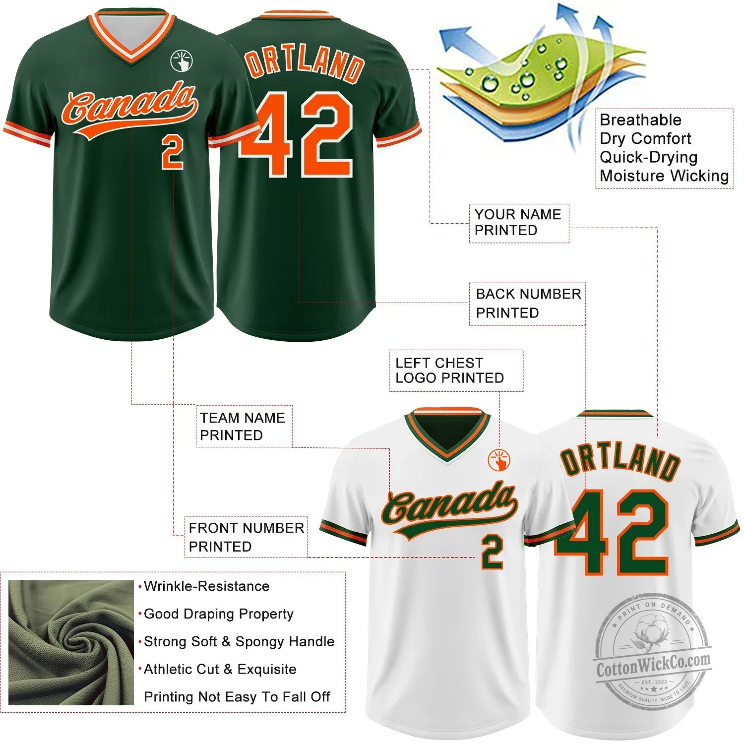 Custom Green Orange White Reversible Pullover Baseball Jersey Shirt 11 Custom Green Orange White Reversible Pullover Baseball Jersey Shirt