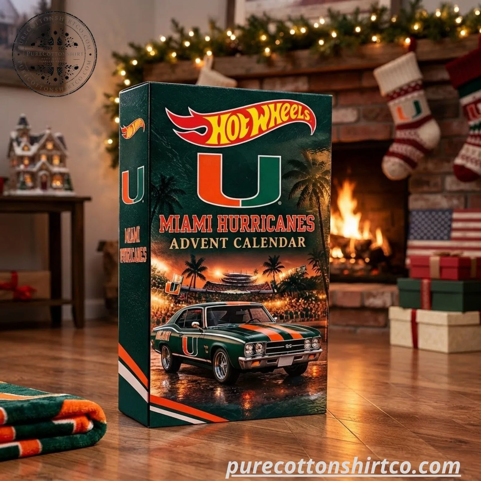 Miami Hurricanes Hot Wheels Advent Calendar 6 Miami Hurricanes Hot Wheels Advent Calendar